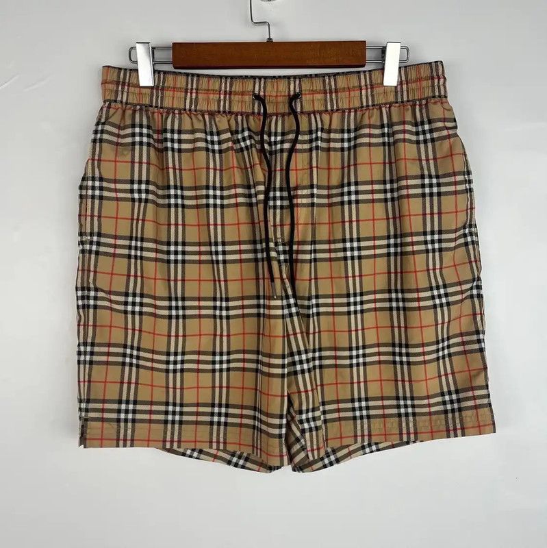 Burberry Burberry Summer Khaki Check Men's Shorts Size US 27 - 1 Thumbnail