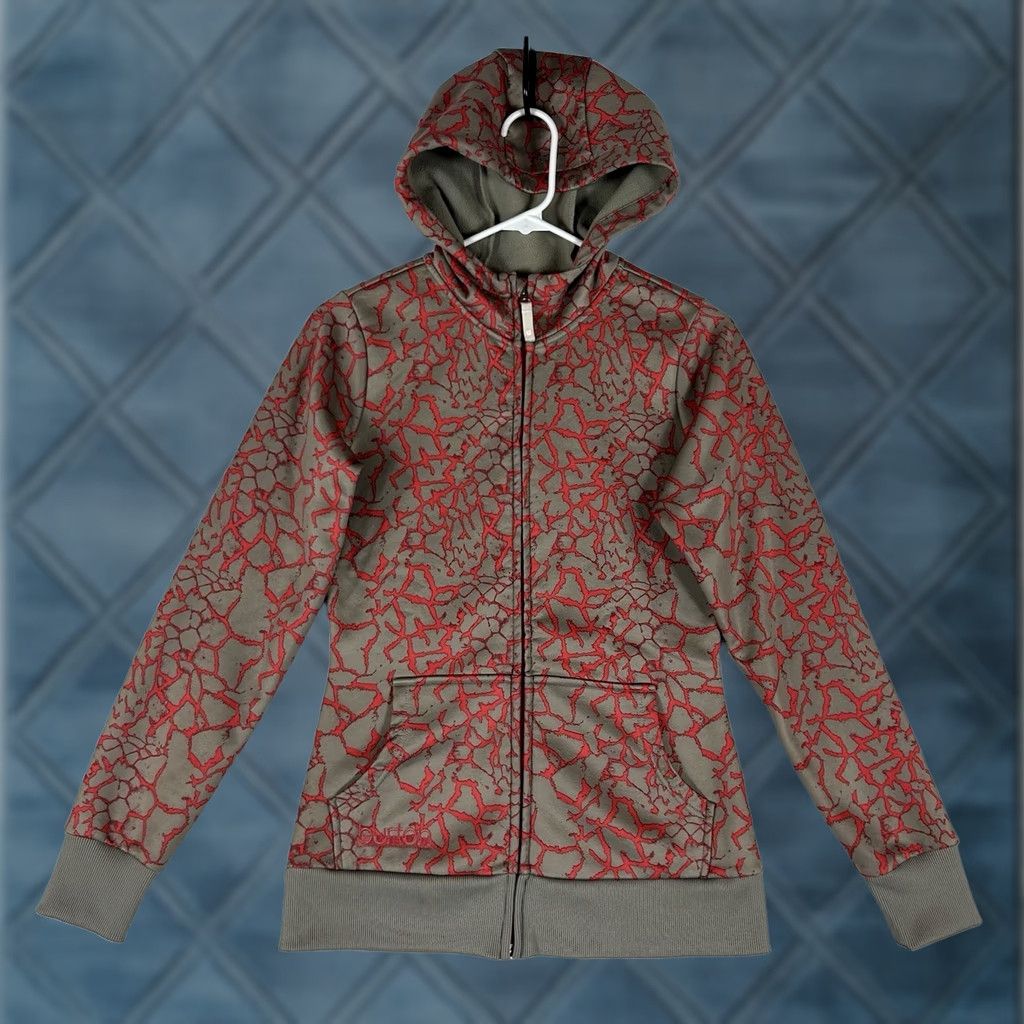 Burton Burton Dryride Full Zip Hoodie Womens S Red Pockets Hooded Sports Casual Size S / US 4 / IT 40 - 1 Thumbnail