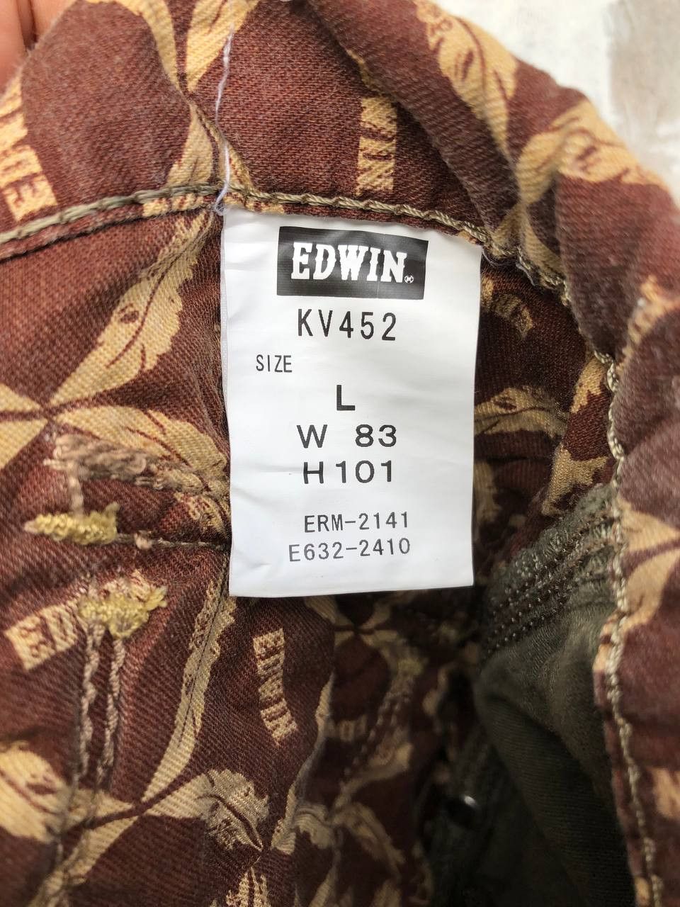 Edwin × Vintage Edwin Curve Cargo Buckle Back Pants Size US 34 / EU 50 - 8 Thumbnail