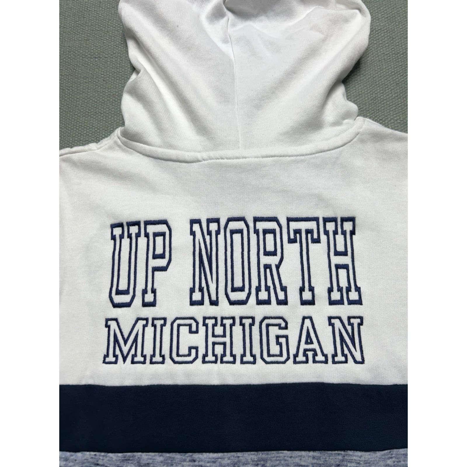 Vintage VINTAGE NWT pullover hoodie sweatshirt up north Marquette Michigan moose DEADSTOCK Med Size M / US 6-8 / IT 42-44 - 2 Thumbnail