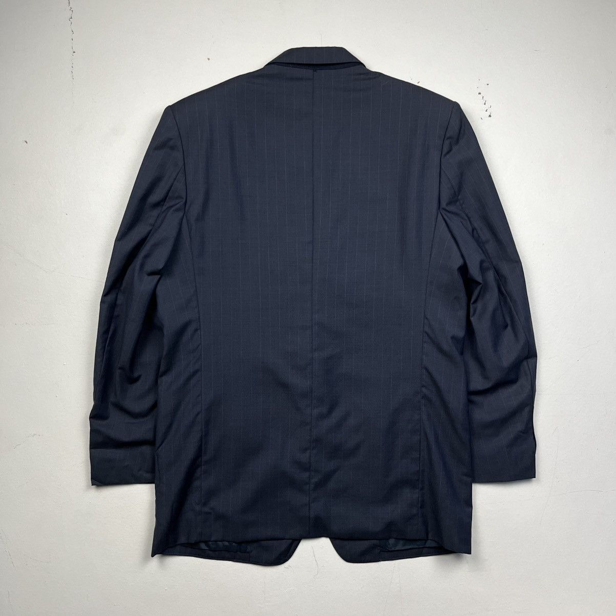 Balenciaga Vintage Balenciaga Pour Homme Pin-Stripe Tailored jacket Size US M / EU 48-50 / 2 - 13 Thumbnail