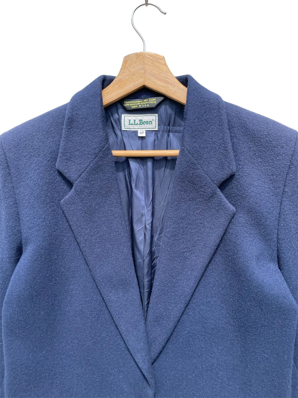 L.L. Bean RARE🔥 L.L Bean Vtg Wool Cashmere Blend Blazer Jacket Womens Size M / US 6-8 / IT 42-44 - 4 Thumbnail