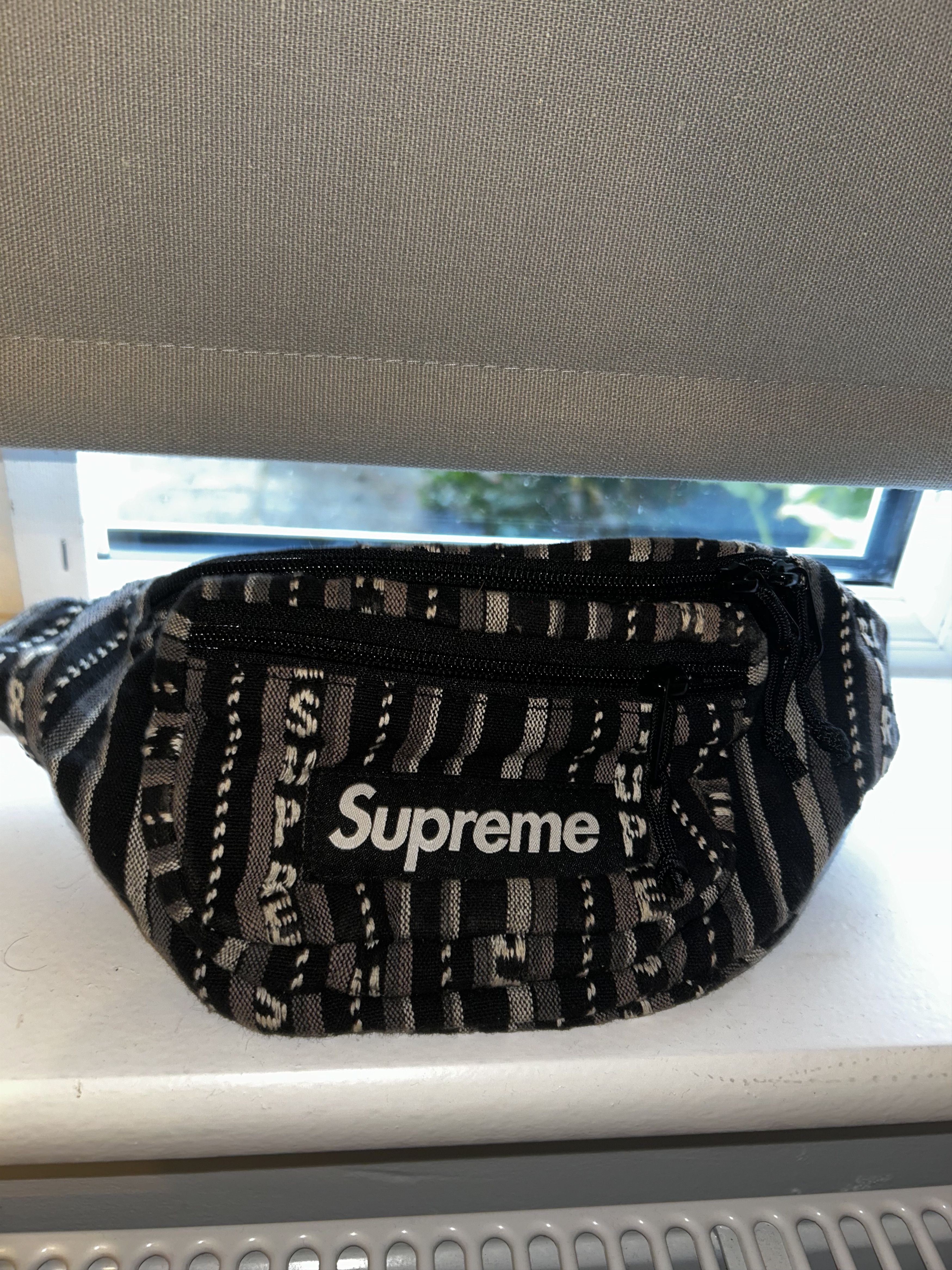 Supreme SS20 Supreme woven stripe waist bag Size ONE SIZE - 2 Thumbnail