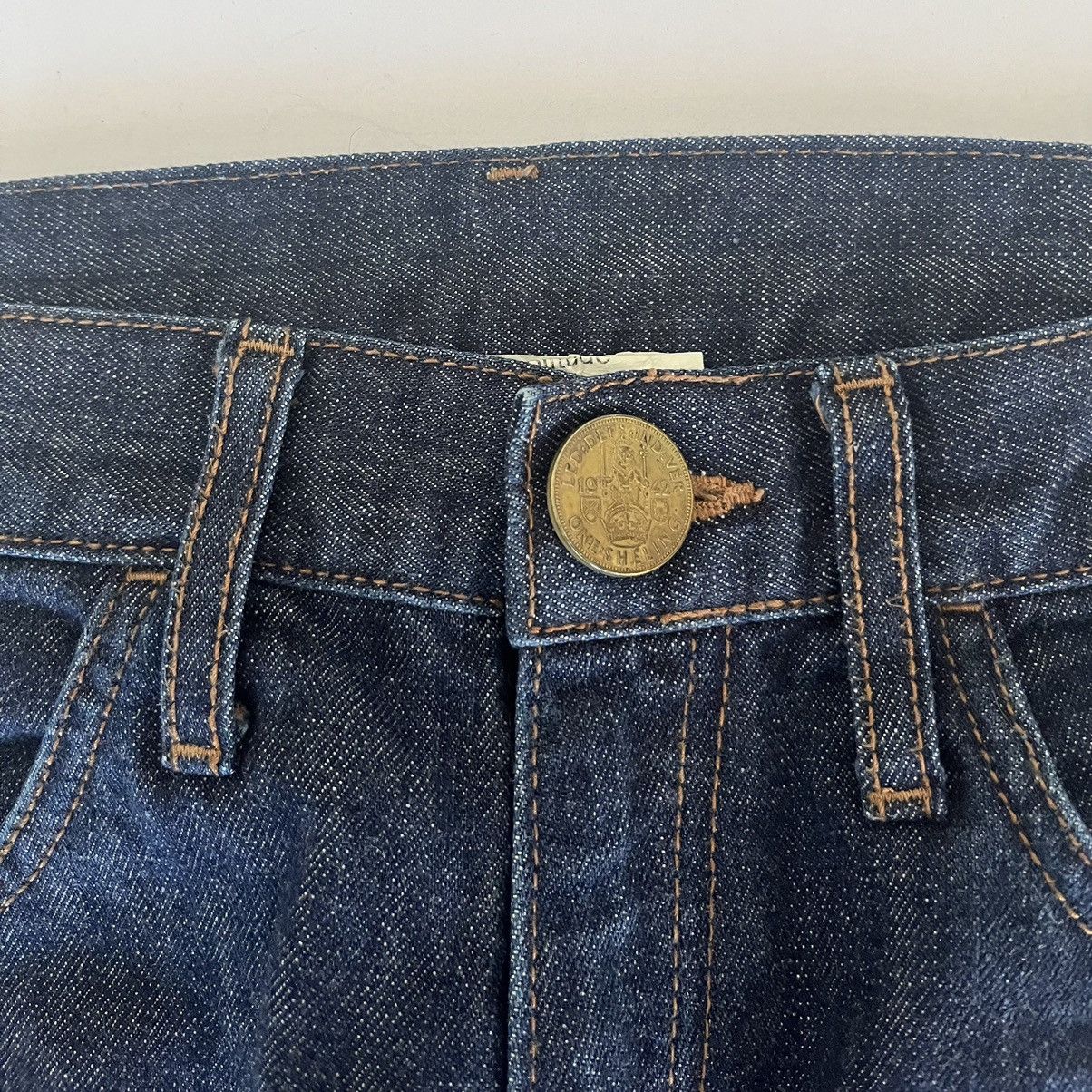 Japanese Brand Veronica by Led Rechwe Heart Embroidered Flared Jeans Size 29" - 4 Thumbnail
