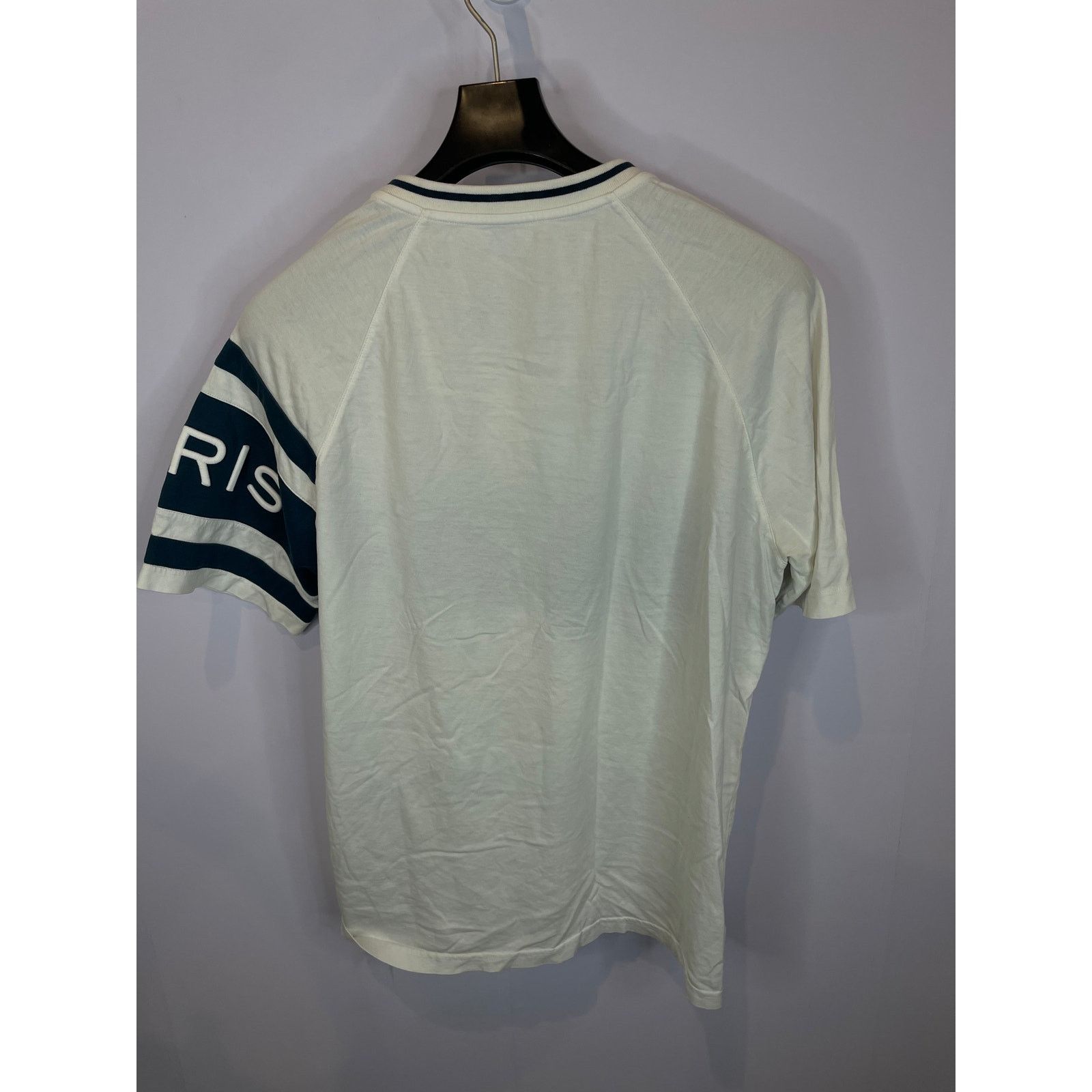 Givenchy Givenchy Tee White Teal (Missing Top Tag) Used Medium Size US M / EU 48-50 / 2 - 2 Thumbnail