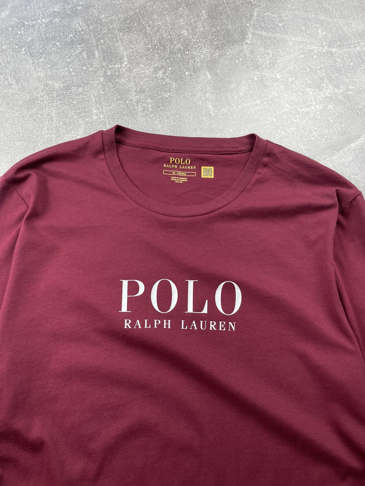 Polo Ralph Lauren Polo Ralph Lauren Burgundy Long Sleeve Logo Shirt Size US M / EU 48-50 / 2 - 4 Thumbnail
