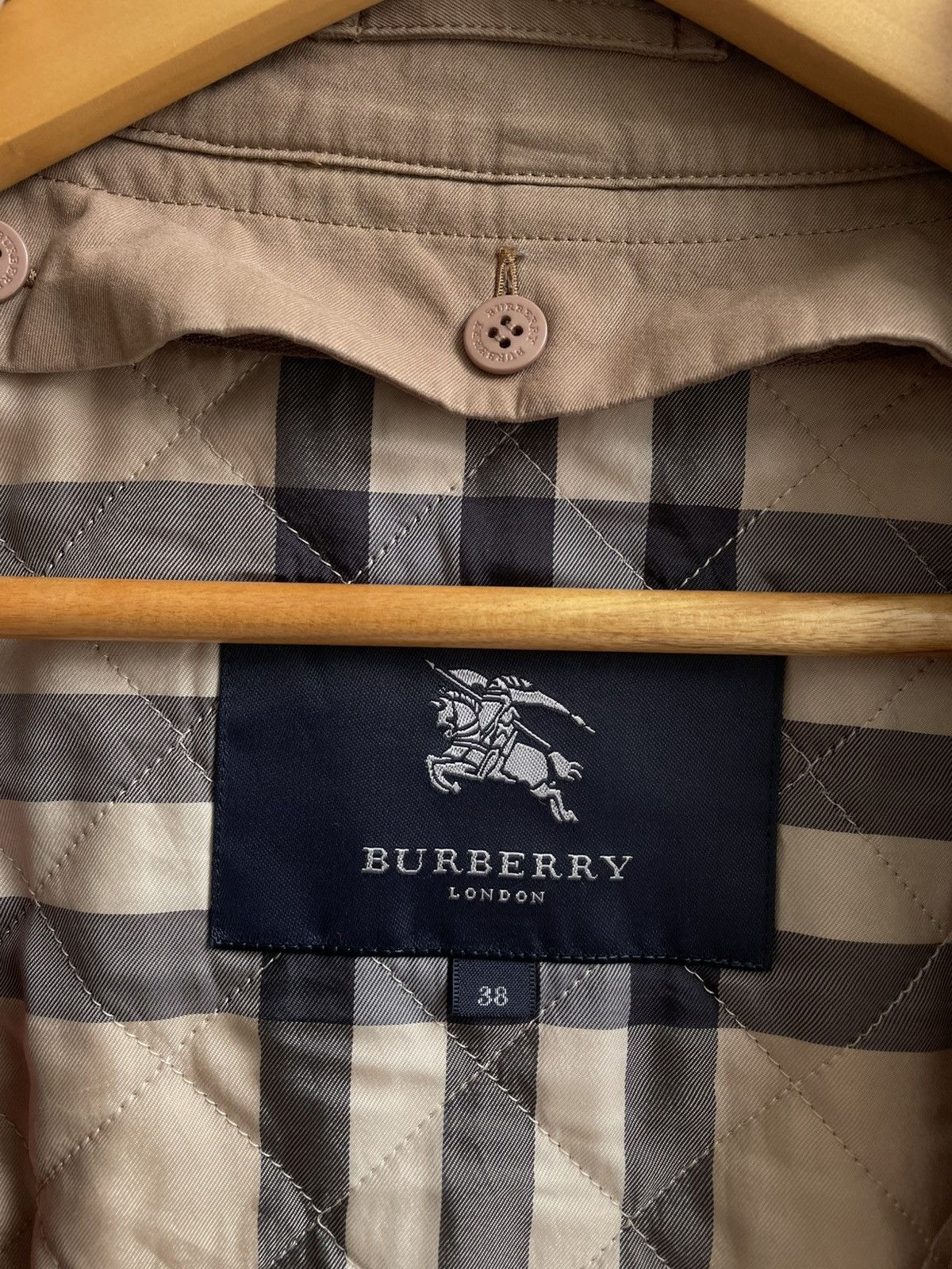 Burberry Burberry Nova Check Trench Coat Size US M / EU 48-50 / 2 - 10 Thumbnail