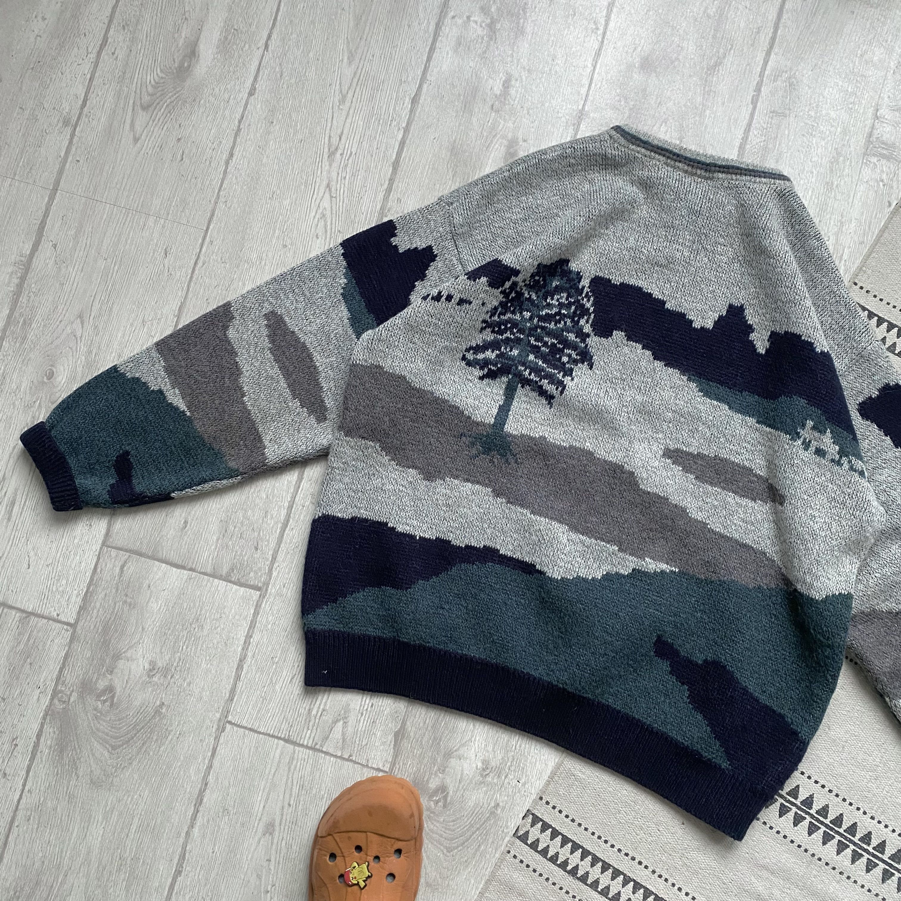 Carlo Colucci Vintage 80-90s Cozy Golf Wool kin sweater Y2K Size US XL / EU 56 / 4 - 7 Thumbnail