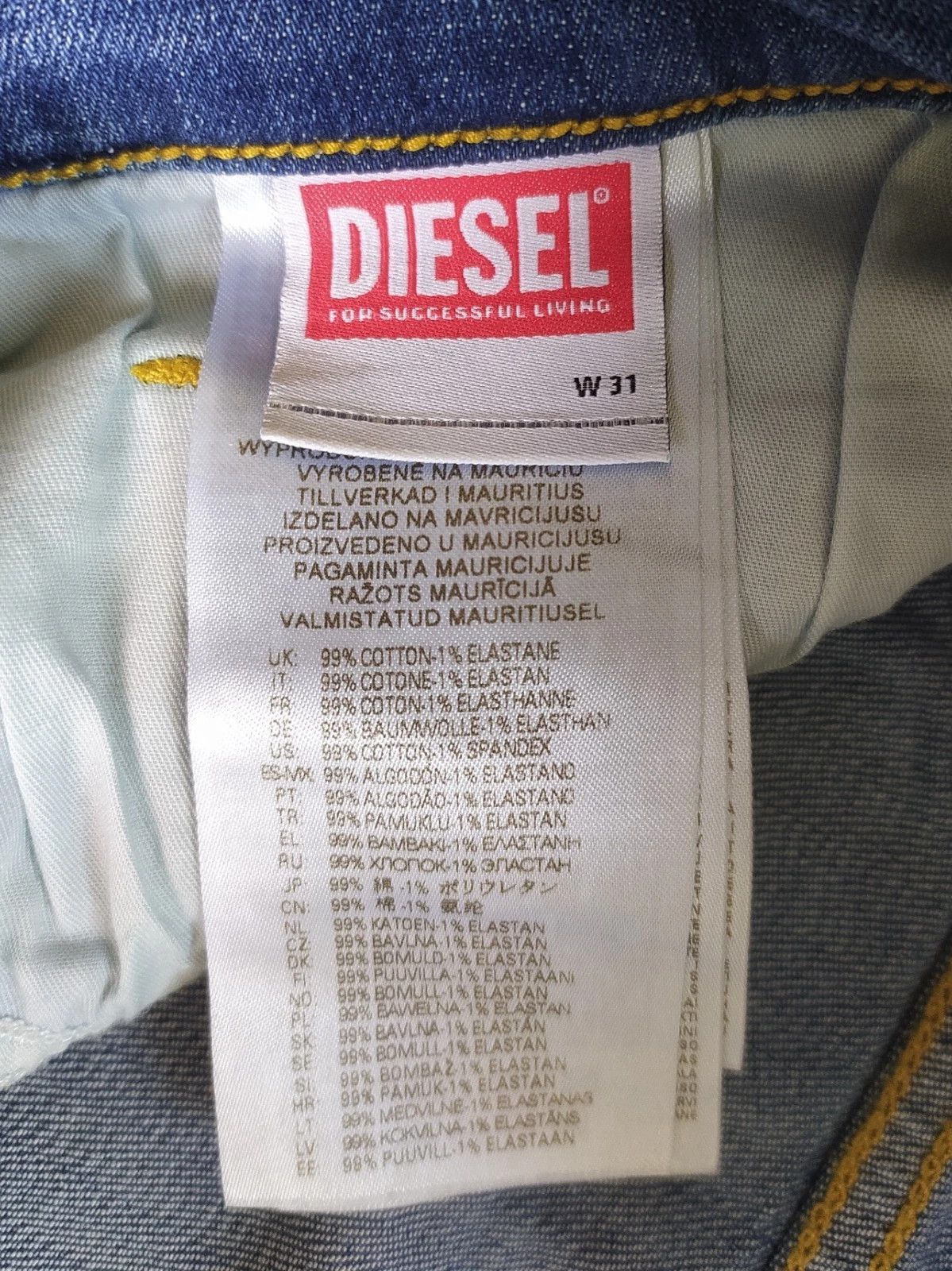 Diesel Diesel D-LUSTER L.32 MENS JEANS T/9938 Size US 31 - 8 Thumbnail