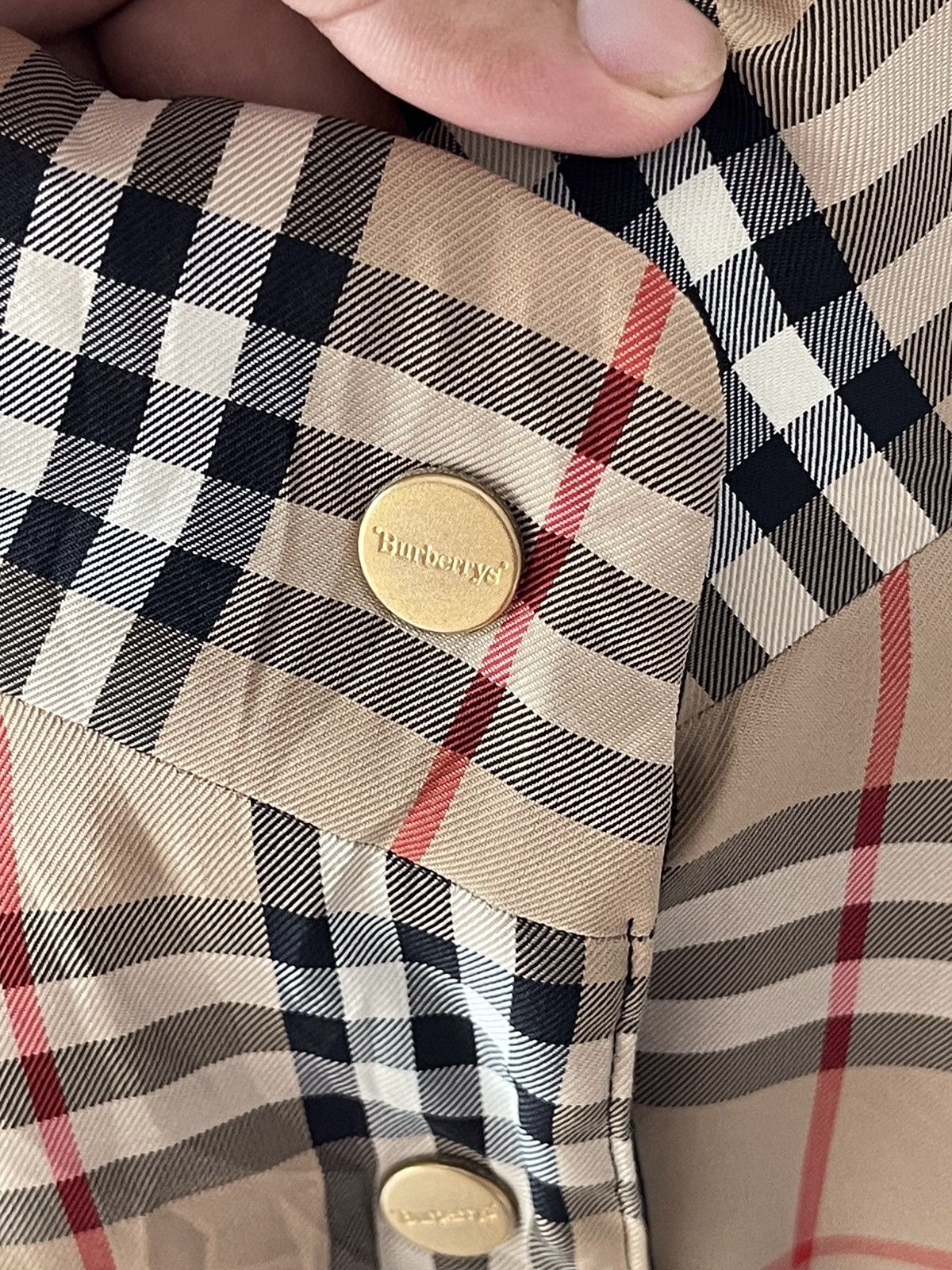 Burberry Vintage Burberry Nova Check Reversible Button Jacket Size US XL / EU 56 / 4 - 8 Thumbnail