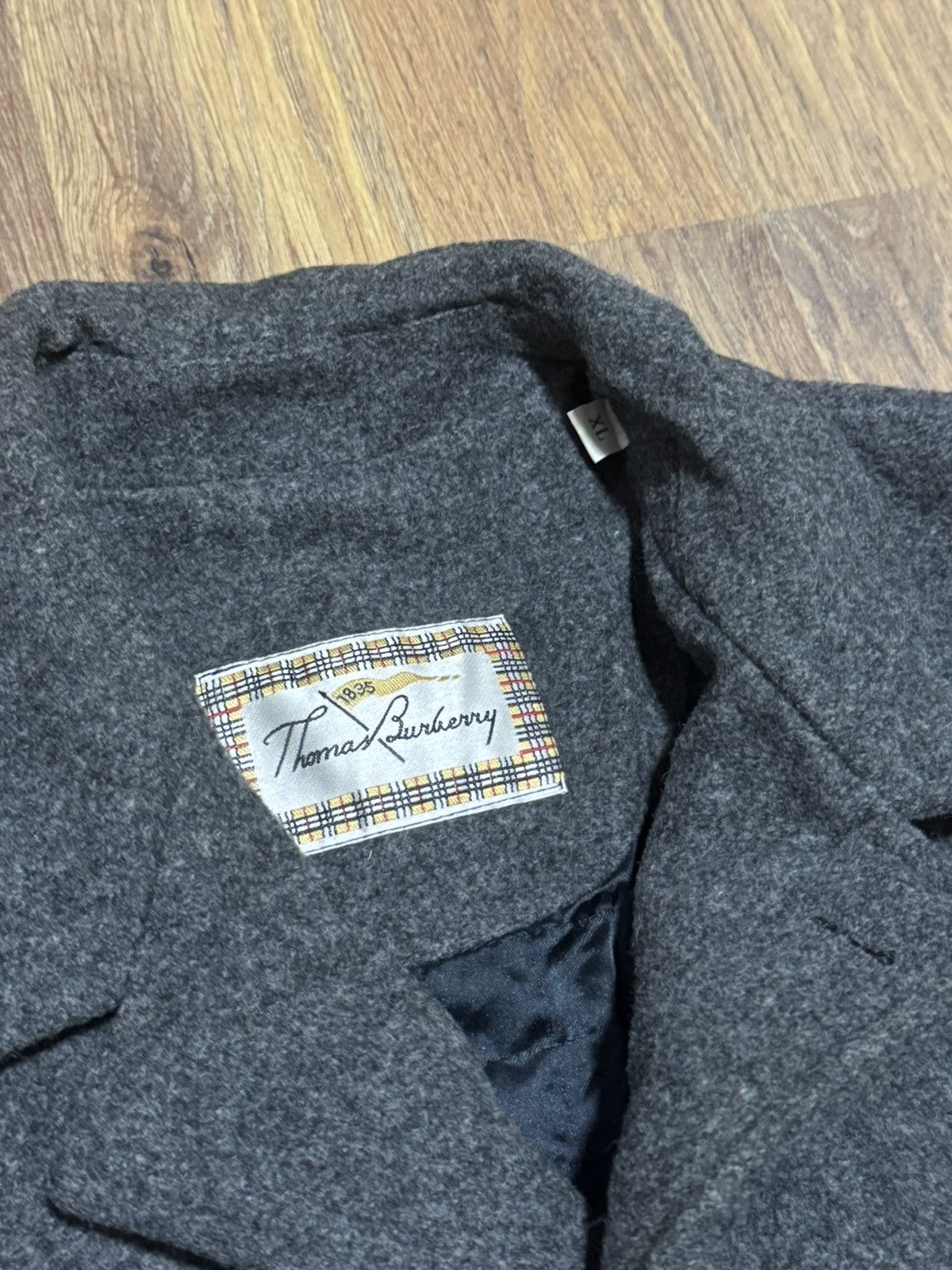 Burberry Thomas Burberry Wool Coat Size US XL / EU 56 / 4 - 8 Thumbnail