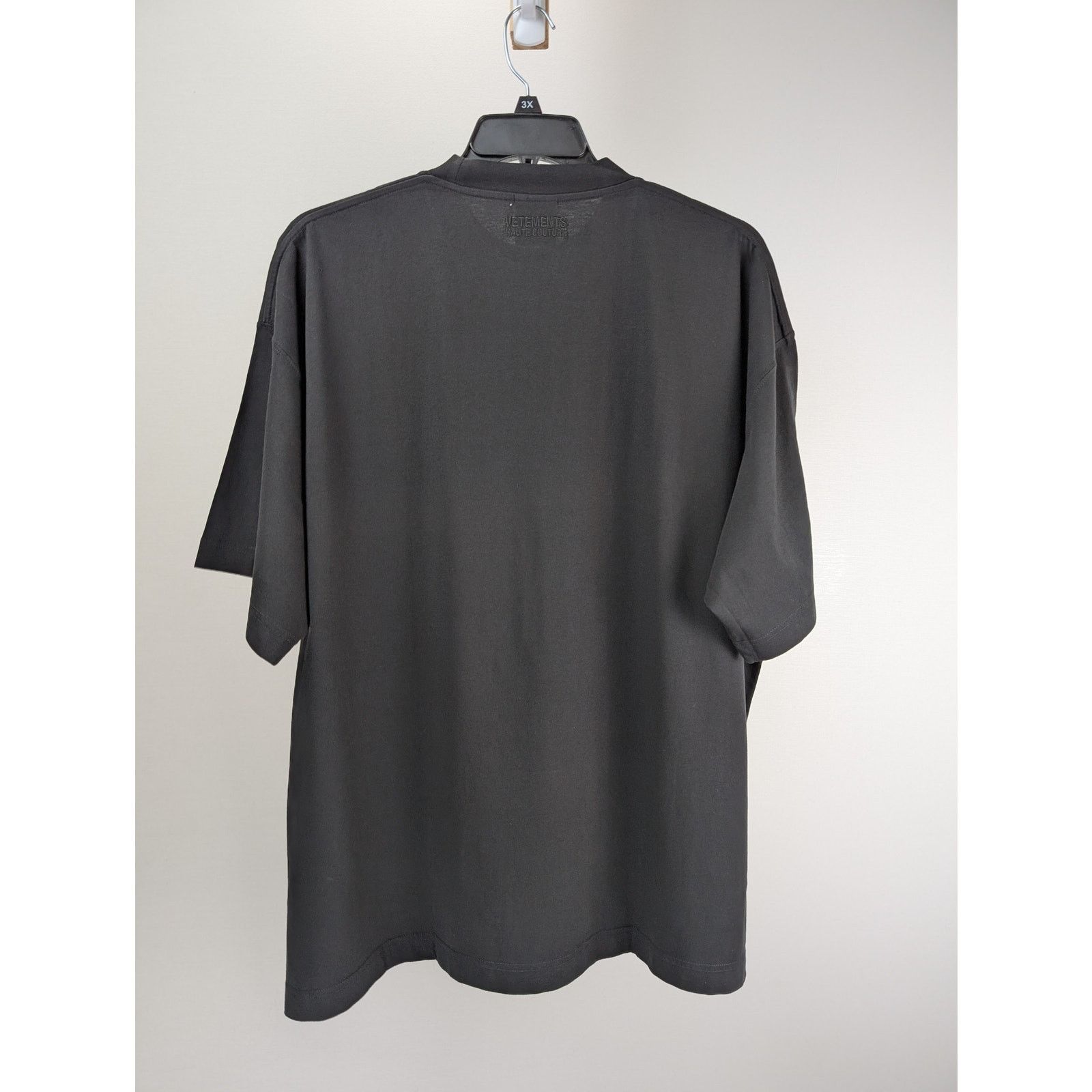 Vetements o1rshd1 Haute Couture France T-Shirt in Black Size US M / EU 48-50 / 2 - 9 Thumbnail