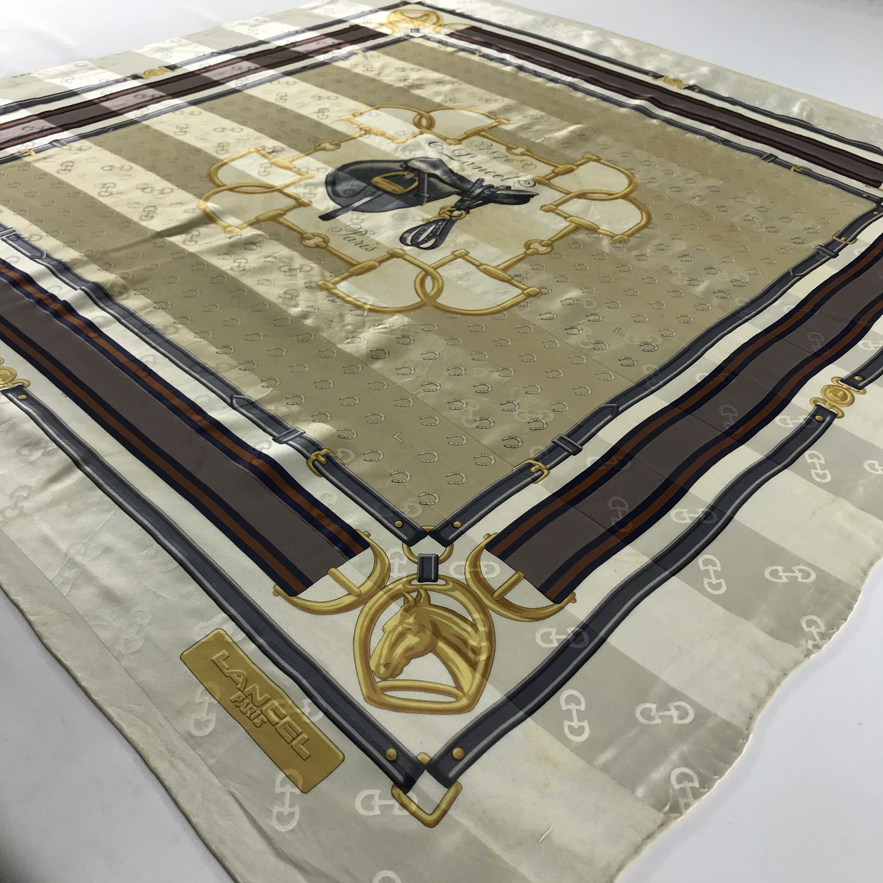 Lancel Vintage Lancel Silk Scarf Size ONE SIZE - 3 Thumbnail