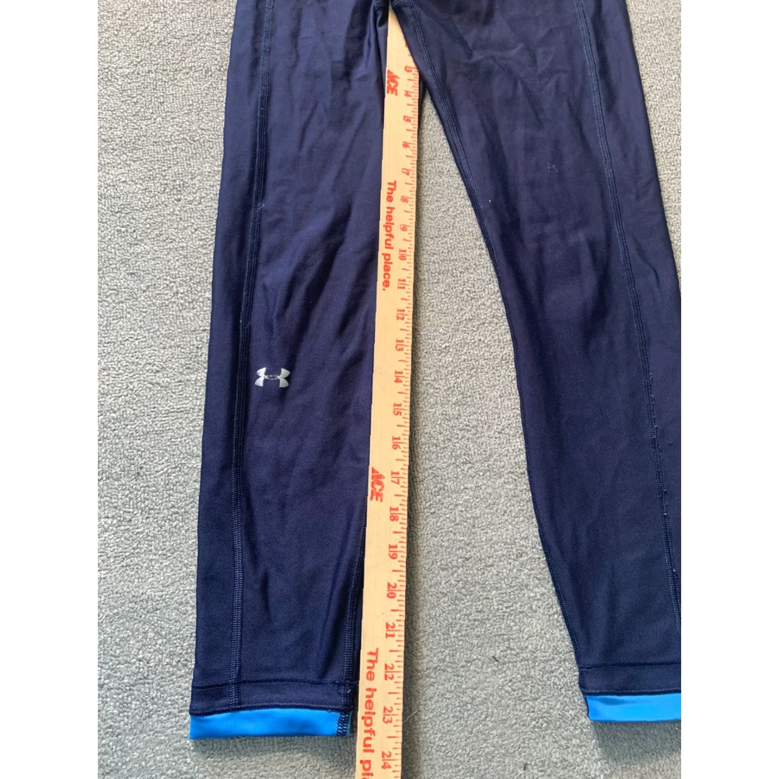 Under Armour Women's Under Armour Compression Pants Small S Blue Size 28" / US 6 / IT 42 - 3 Thumbnail