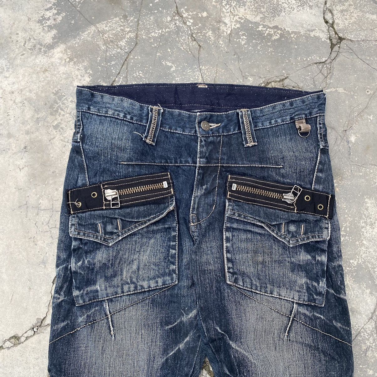 If Six Was Nine PPFM Seditionaries Adjustable Zipper Jeans Size US 31 - 9 Thumbnail