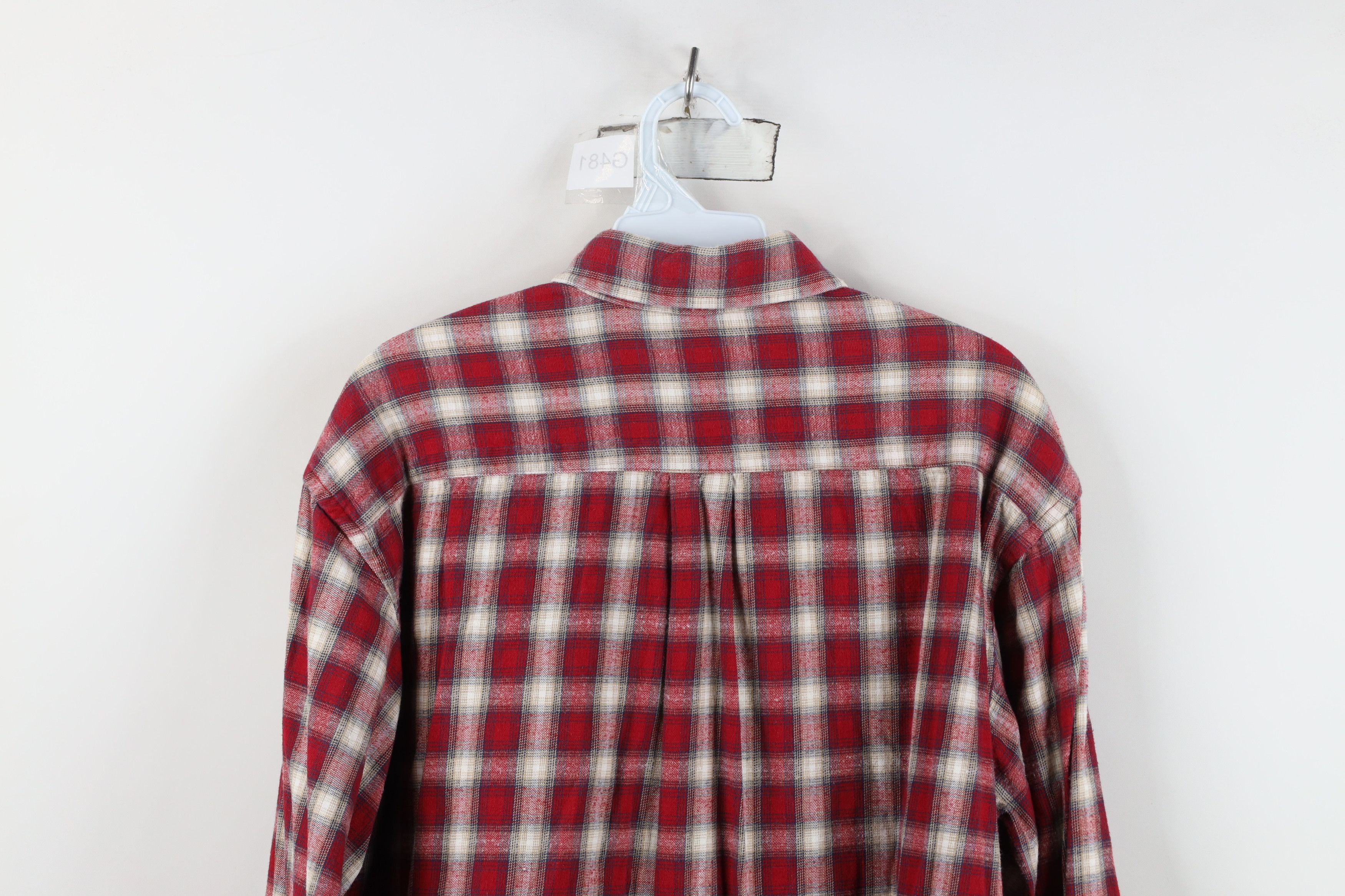 Vintage Vintage 90s Streetwear Flannel Collared Button Down Shirt Size US M / EU 48-50 / 2 - 12 Thumbnail