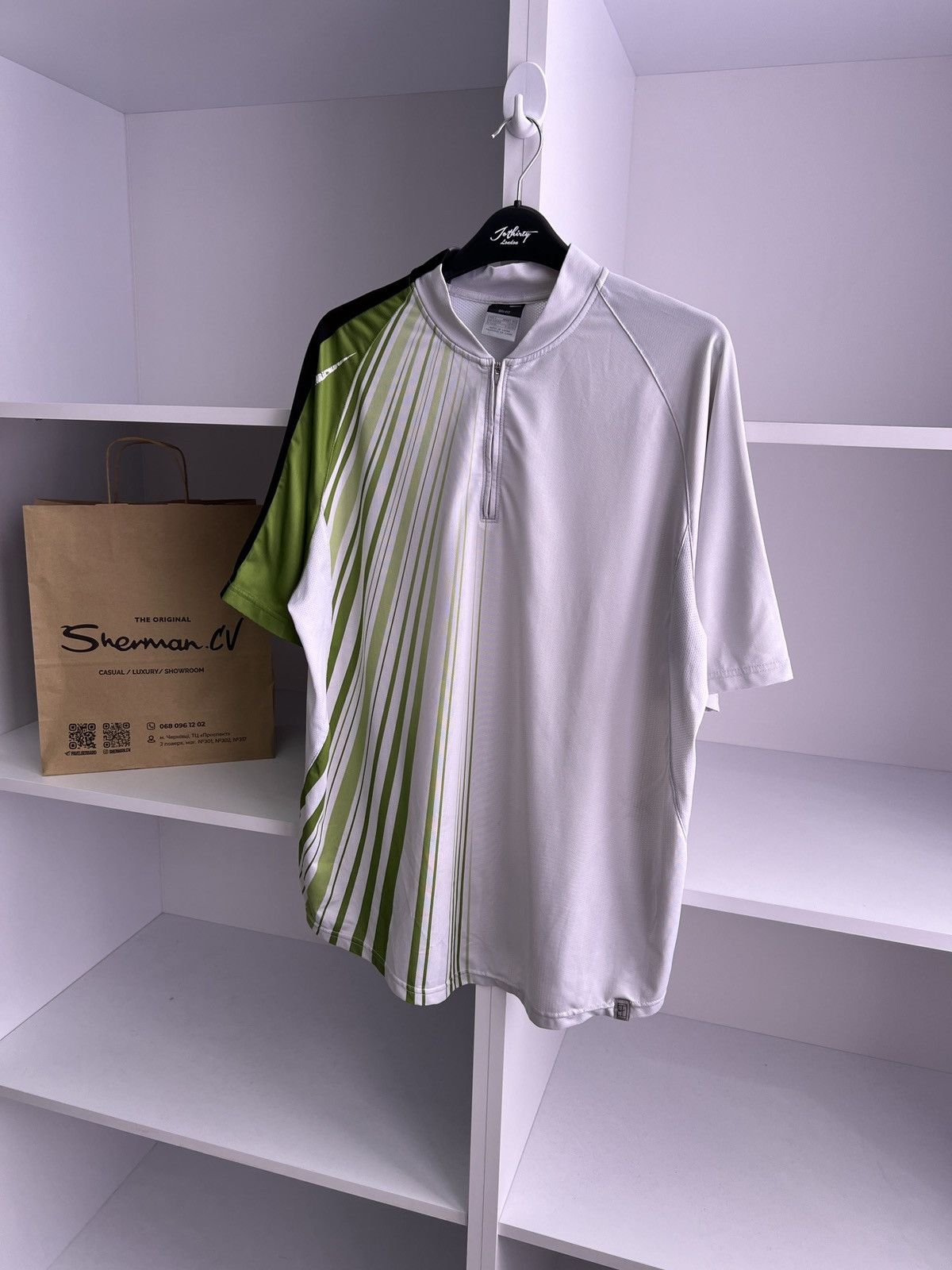 Nike × Vintage Vintage Nike Dri Fit Tennis Jersey Size US L / EU 52-54 / 3 - 2 Thumbnail