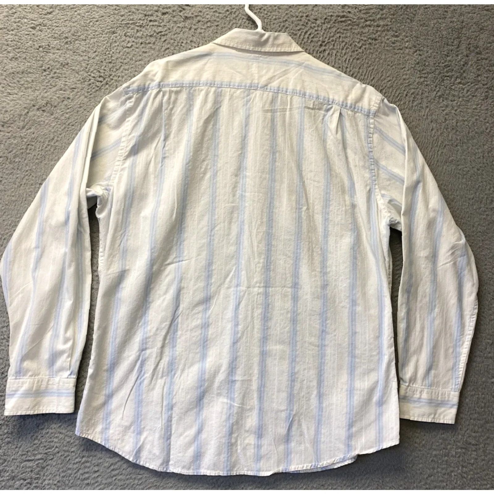 Gap GAP Button-Up Shirt Mens XL Blue White Striped Long Sleeve Casual /108-22 Size US XL / EU 56 / 4 - 7 Thumbnail