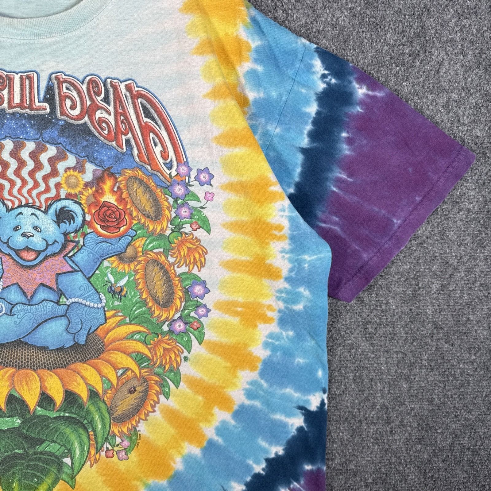 Grateful Dead Vintage Grateful Dead Shirt XL 90s Tie Dye Sunflower Bees Size US XL / EU 56 / 4 - 4 Thumbnail
