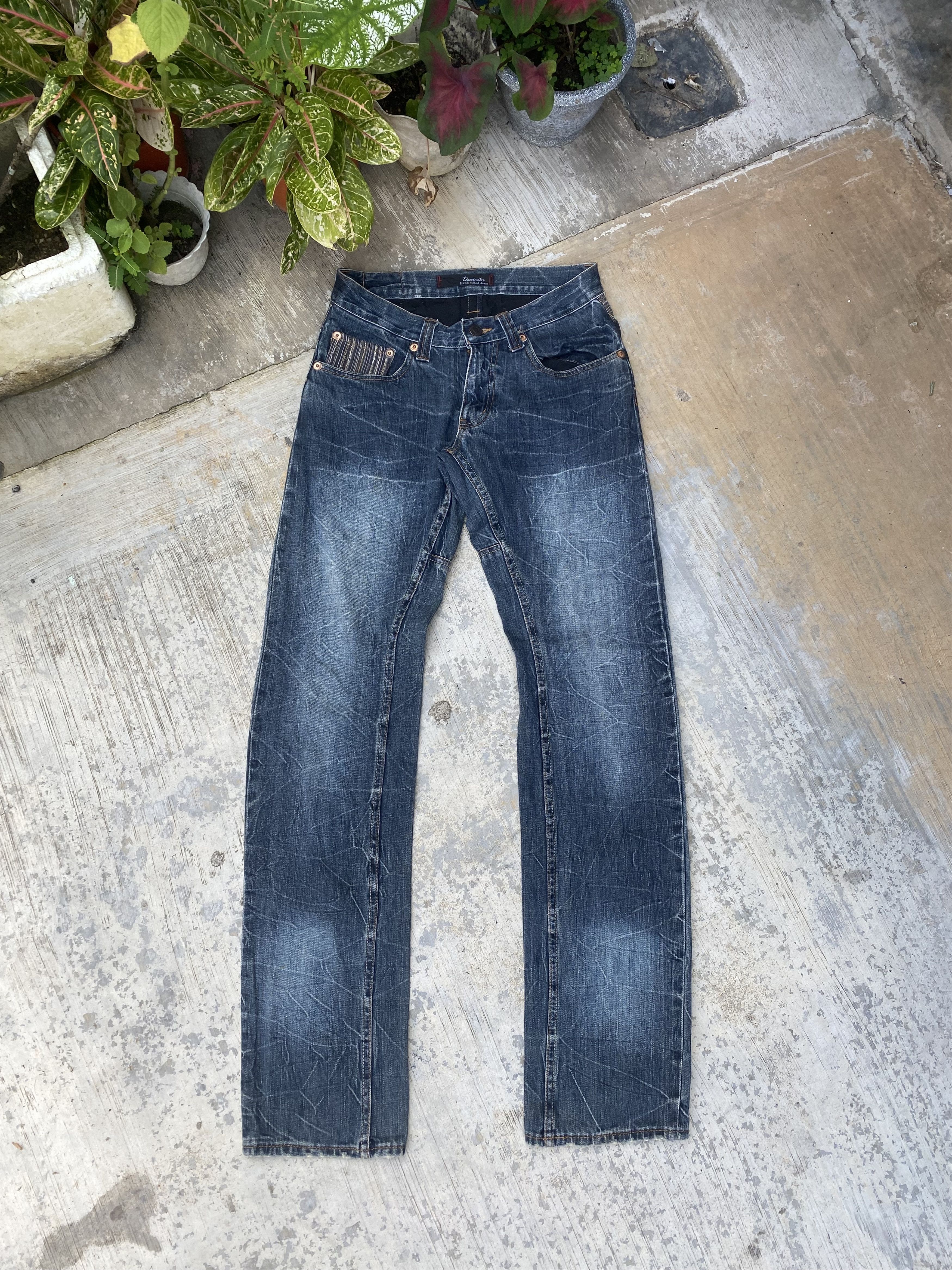 Japanese Brand Dominate Handcrafted Stone Wash Jeans Size US 29 - 1 Thumbnail