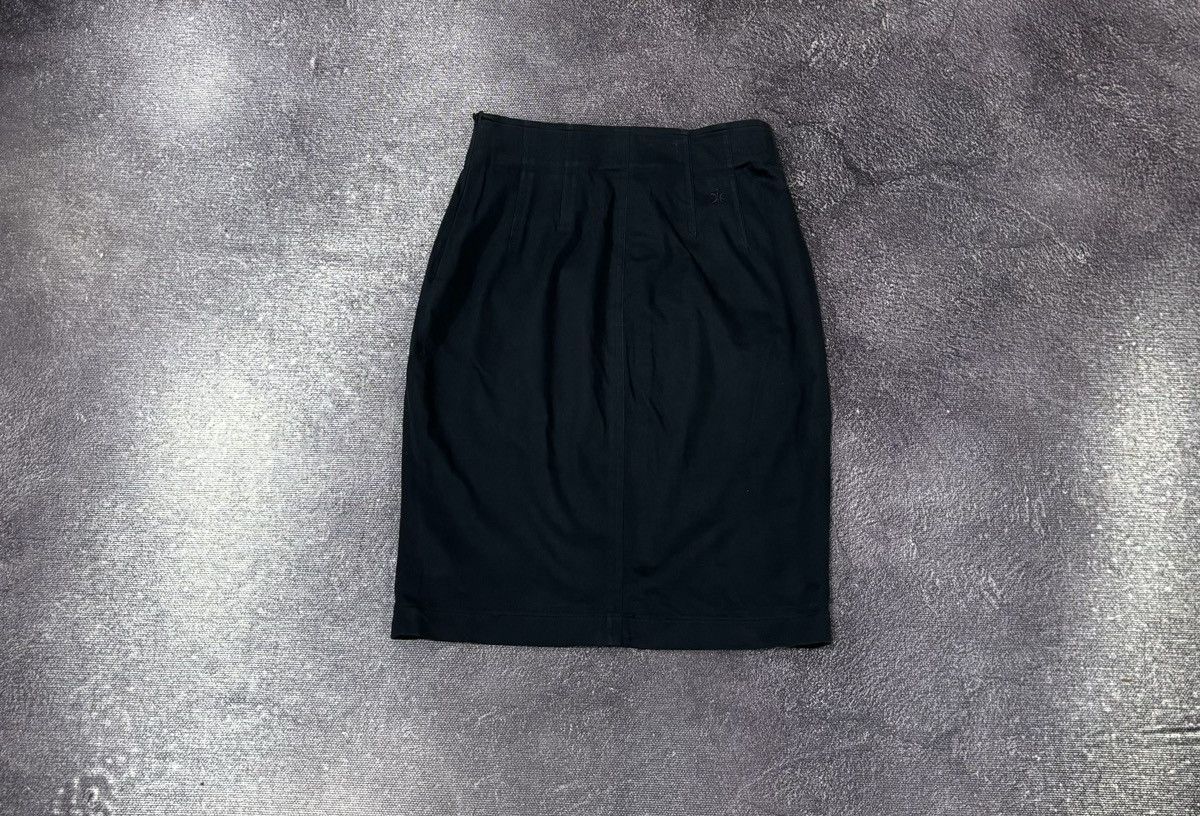 Iceberg Vintage Iceberg Women’s Navy Classic Luxury Midi Skirt Size 28" / US 6 / IT 42 - 1 Thumbnail