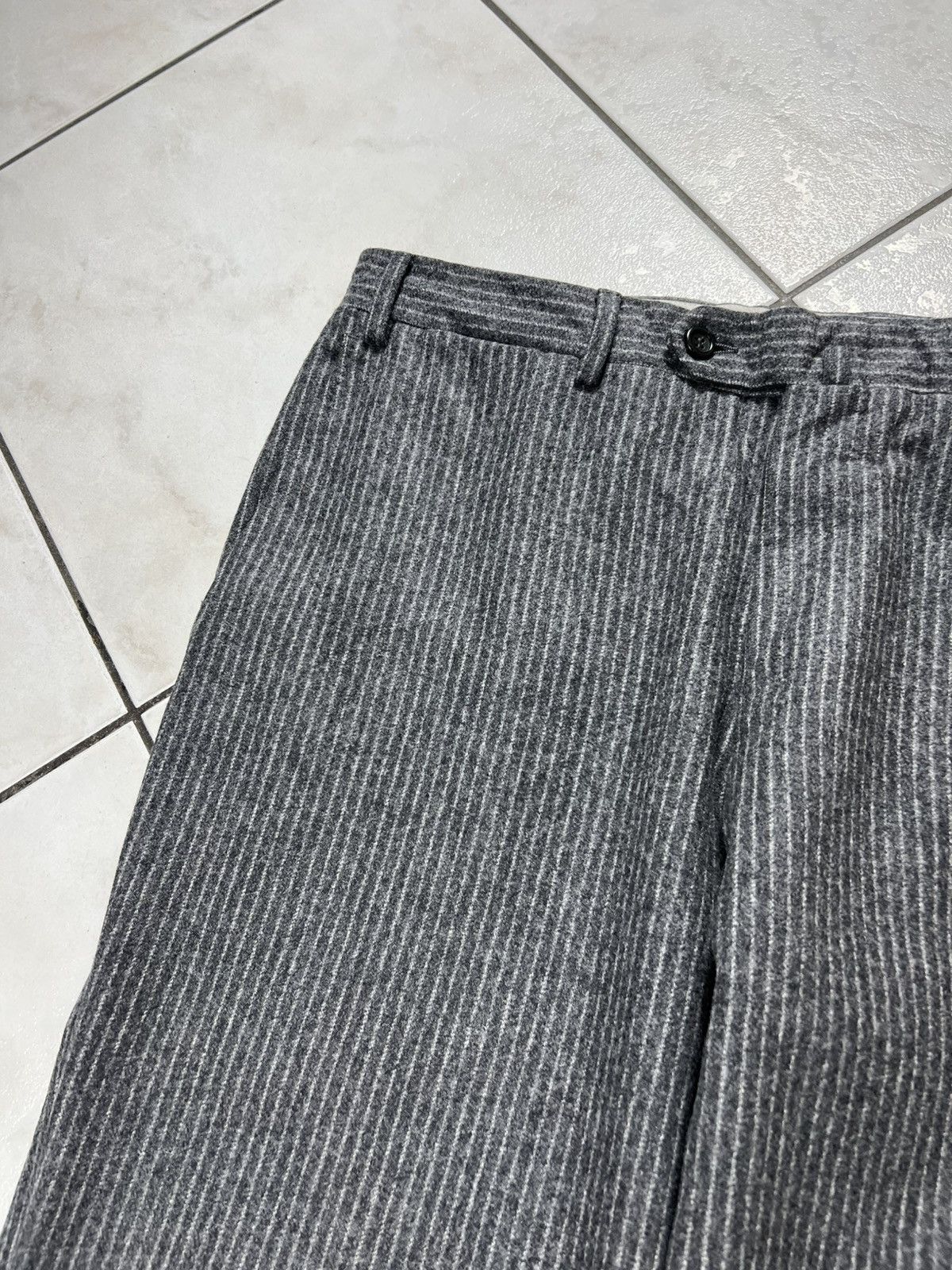 Canali Canali su misura wool cashmere striped casual regular pants Size US 32 / EU 48 - 7 Thumbnail