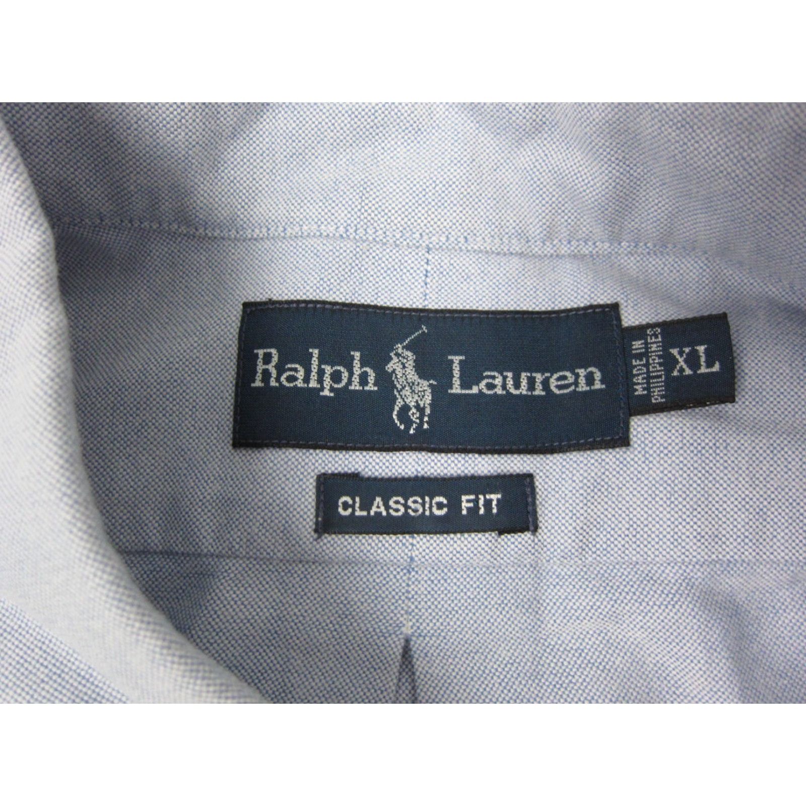 Ralph Lauren Ralph Lauren Shirt XL Adult Blue Oxford Button-Up Mens Classic Fit Size US XL / EU 56 / 4 - 5 Thumbnail
