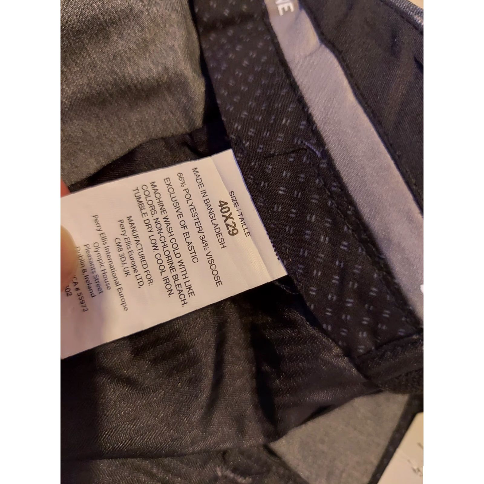 Savane **Savane Men's 40 Dress Pants 29in Gray Chino** User: **Savane Men's 40 Dress Pants Gray 29in Chino** Size US 40 / EU 56 - 5 Thumbnail