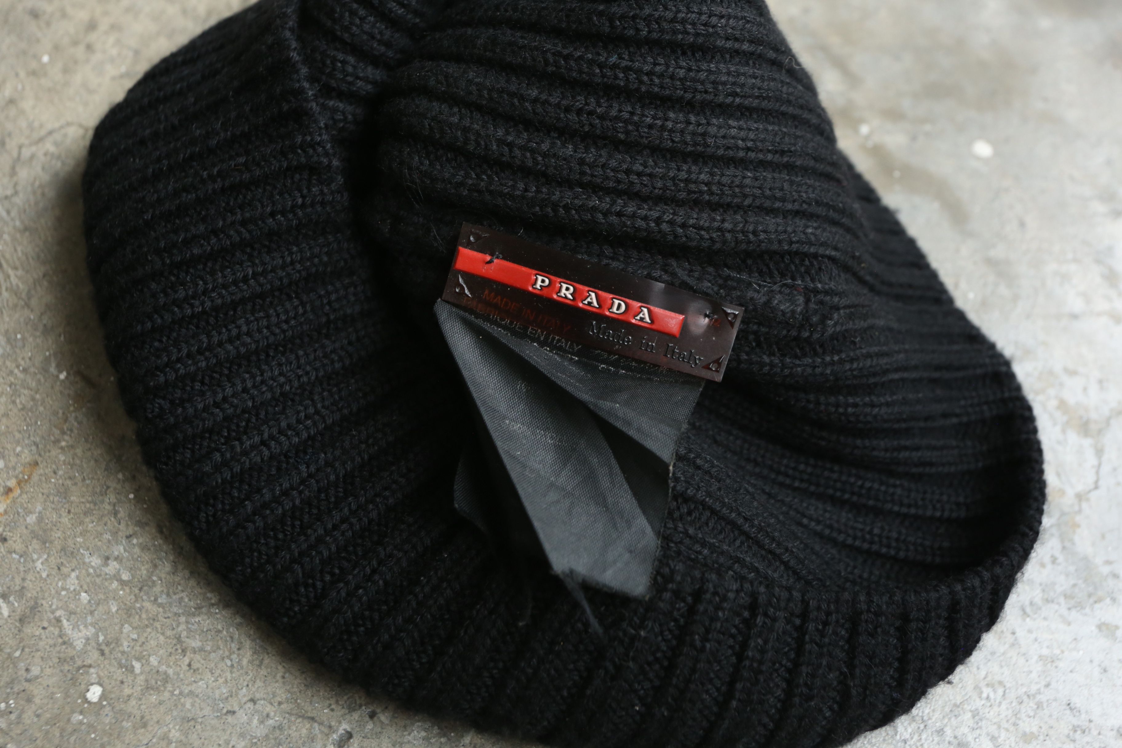 Prada Prada Sport - Logo Beanie Size ONE SIZE - 3 Thumbnail