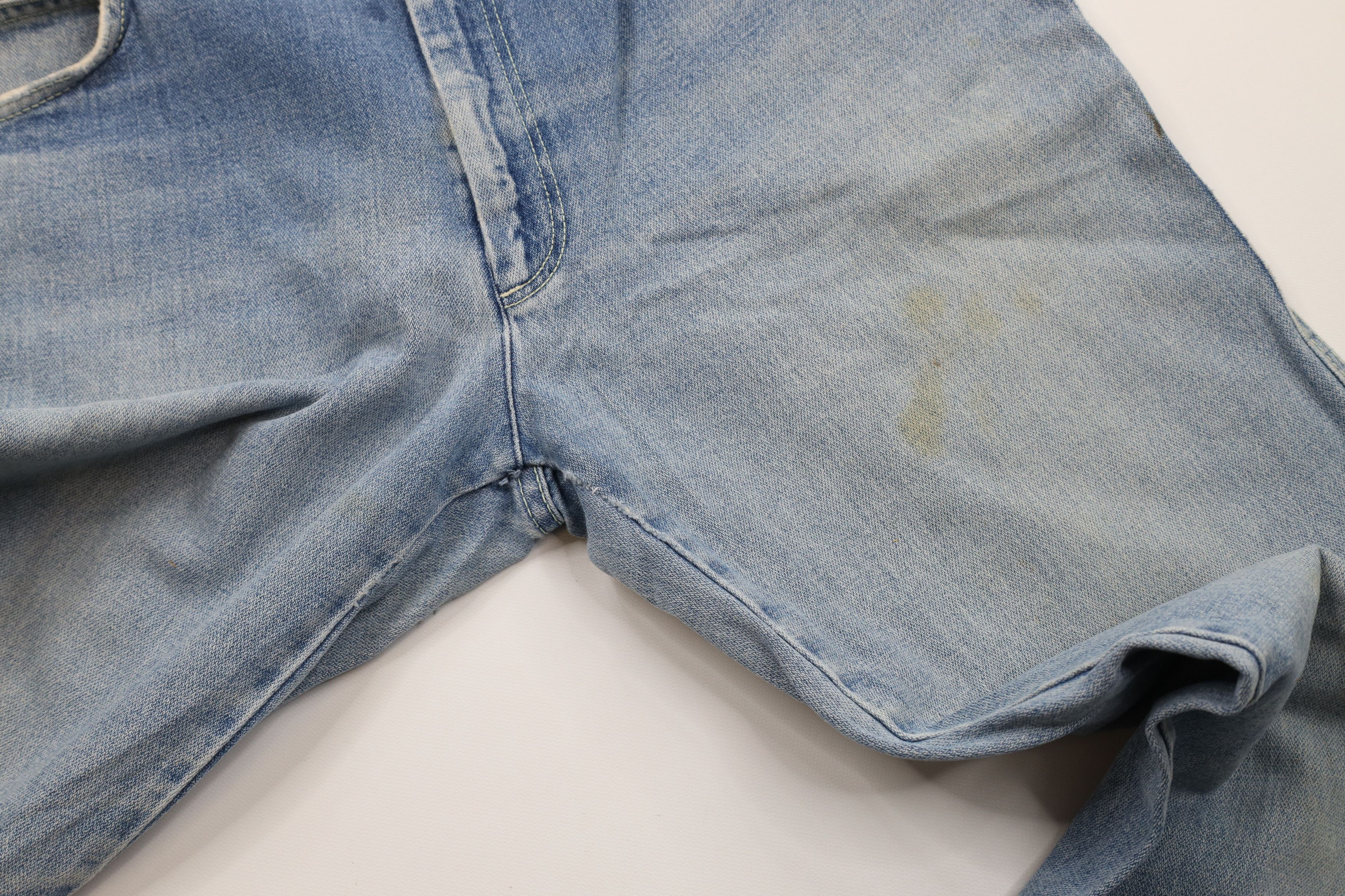 Vintage Vintage 70s Streetwear Wide Leg Flared Denim Jeans Blue Size US 32 / EU 48 - 6 Thumbnail