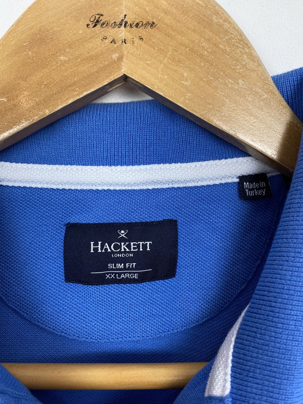 Hackett Hackett London Short Sleeve Classic Polo Shirt Size 2XL Blue Size US XXL / EU 58 / 5 - 4 Thumbnail