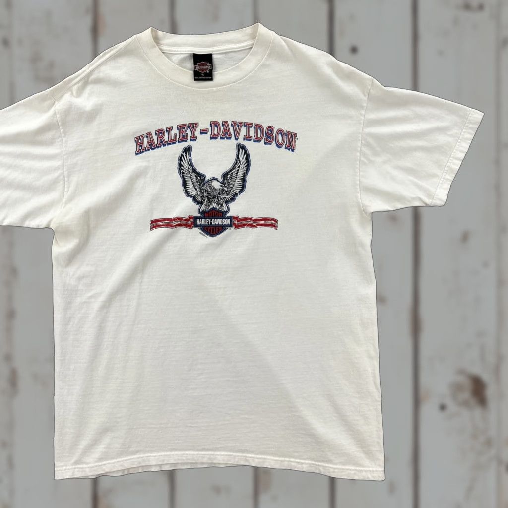Harley Davidson VINTAGE Harley-Davidson Motorcycles Mens XL White T Shirt Chandler Arizona Y2K Size US XL / EU 56 / 4 - 1 Thumbnail