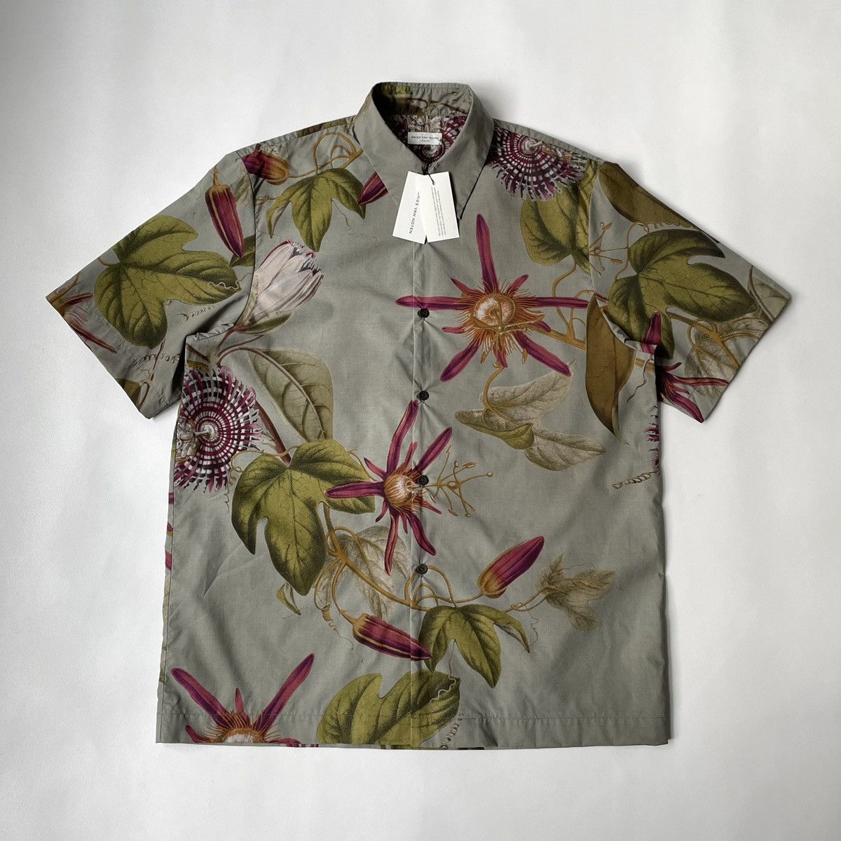 Dries Van Noten A/W 23 ‘Botanical Print’ Short Sleeve Shirt Size US M / EU 48-50 / 2 - 14 Thumbnail