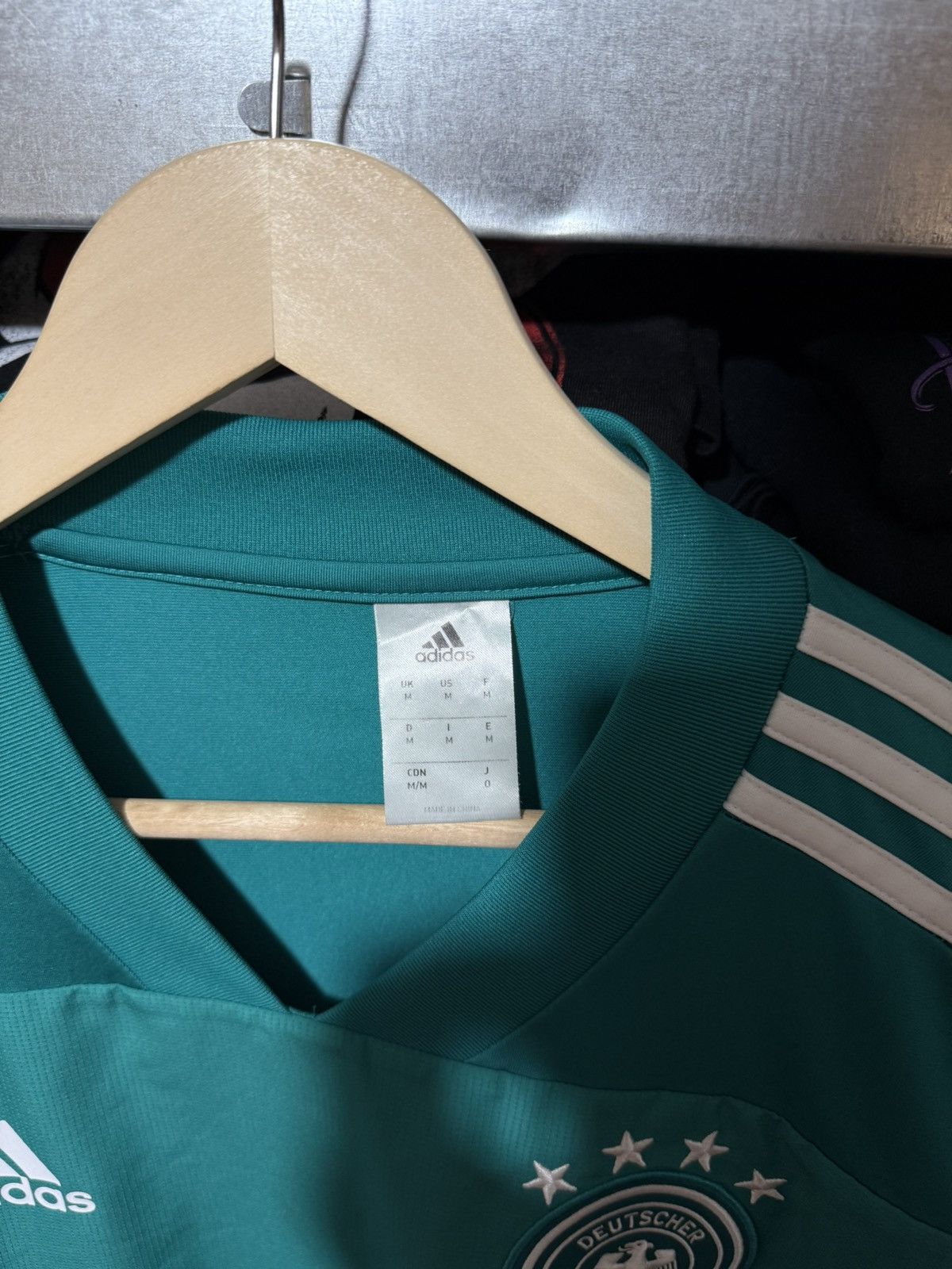 Adidas Adidas Germany Deutscher Training Long Sleeve Soccer Jersey Size US M / EU 48-50 / 2 - 5 Thumbnail
