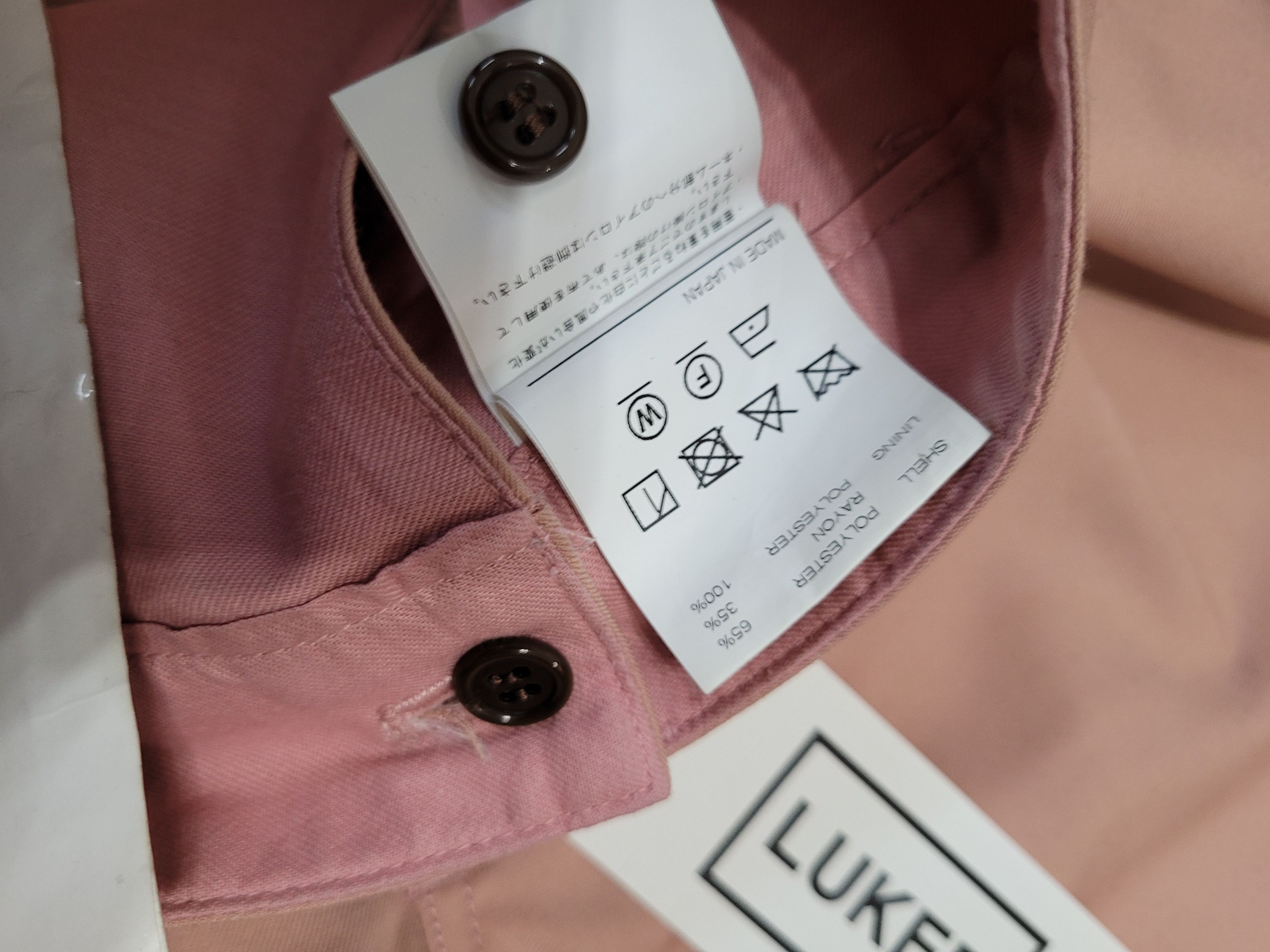 Neighborhood NEIGHBORHOOD x PEEL&LIFT LUKER TACK ER-PT PINK PLEATED PANTS Size US 32 / EU 48 - 5 Thumbnail
