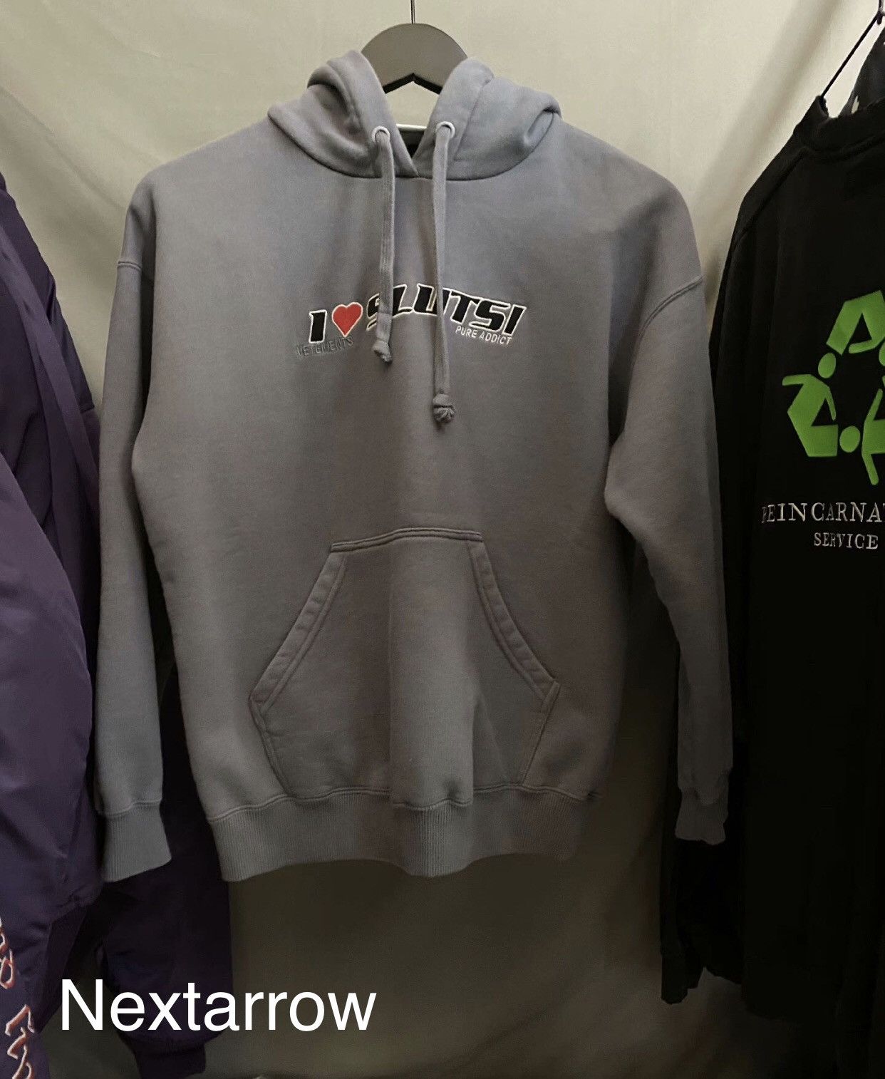 Vetements Vetements hug me hoodie Grailed