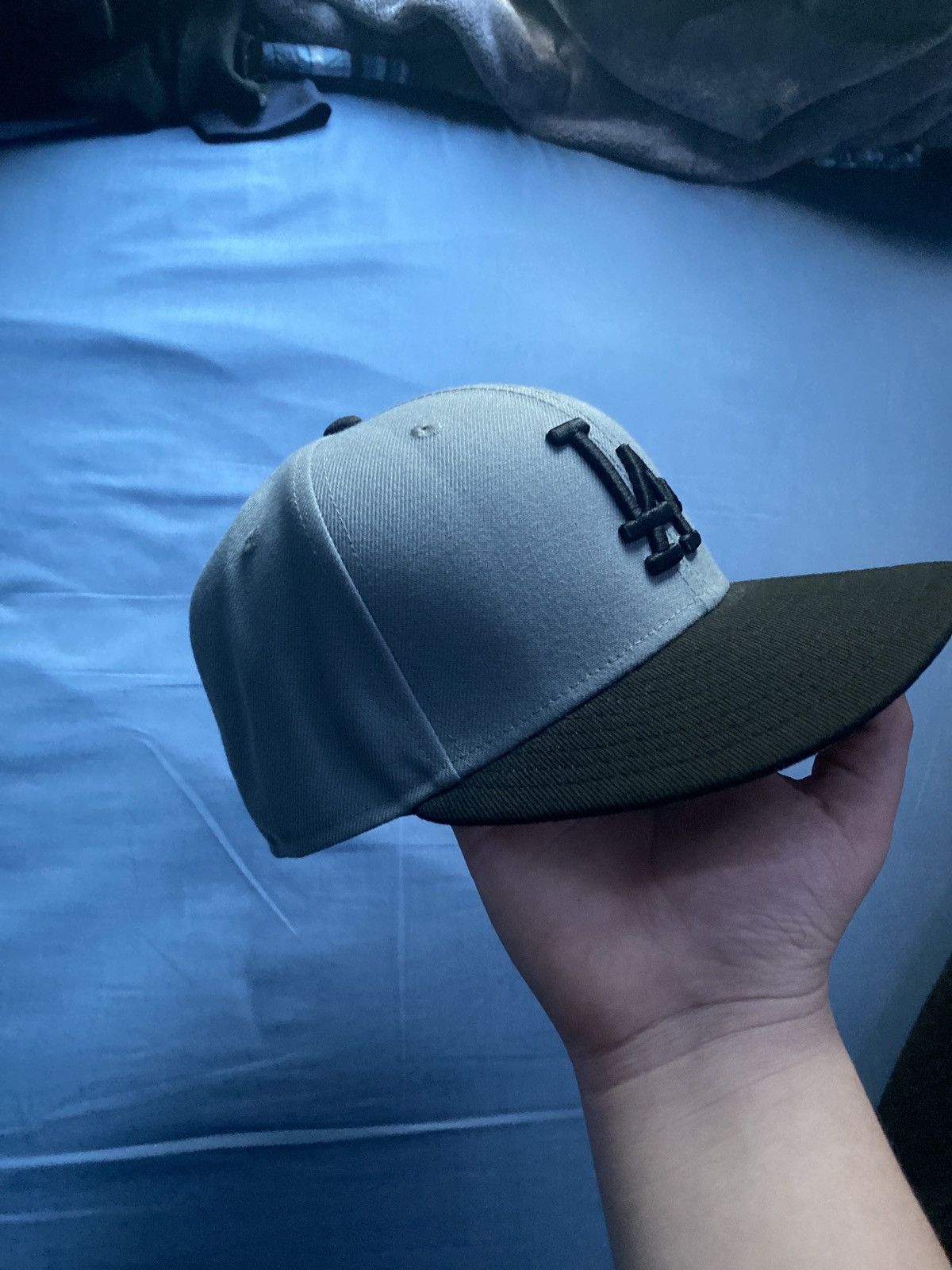 New Era LA Dodgers fitted hat grey/black 7 1/4 Size ONE SIZE - 2 Thumbnail