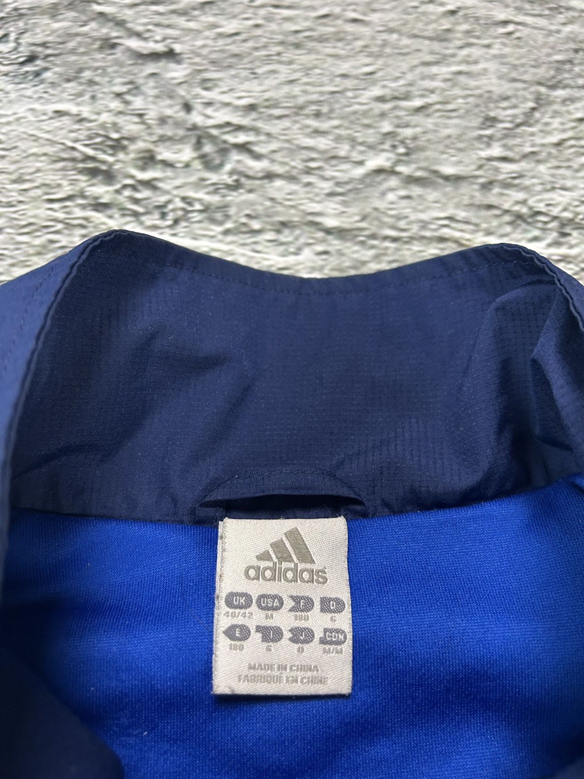 Adidas × Vintage France Adidas track suit navy pants windbreaker vintage Size US L / EU 52-54 / 3 - 4 Thumbnail