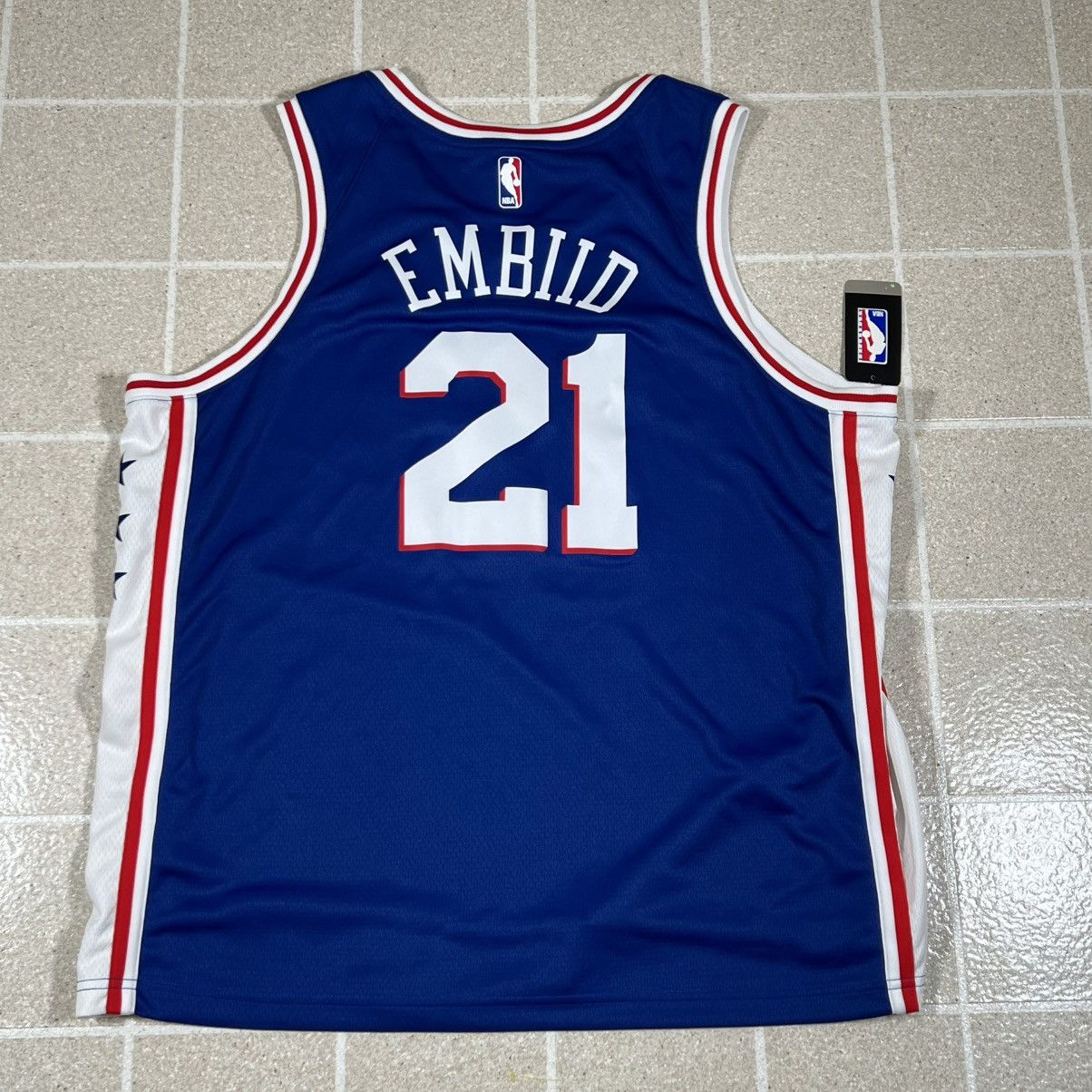 Nike Nike Swingman Joel Embiid #21 Philadelphia 76ers Icon Jersey Size US XXL / EU 58 / 5 - 1 Thumbnail