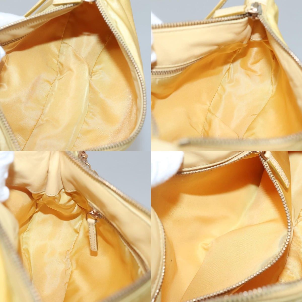 Prada PRADA Shoulder Bag Nylon Yellow Gold Size ONE SIZE - 12 Thumbnail