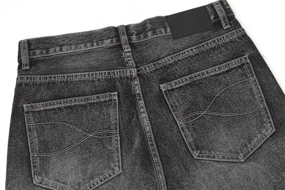 Japanese Brand American high street trend washed distressed straight jeans Size US 32 / EU 48 - 5 Thumbnail