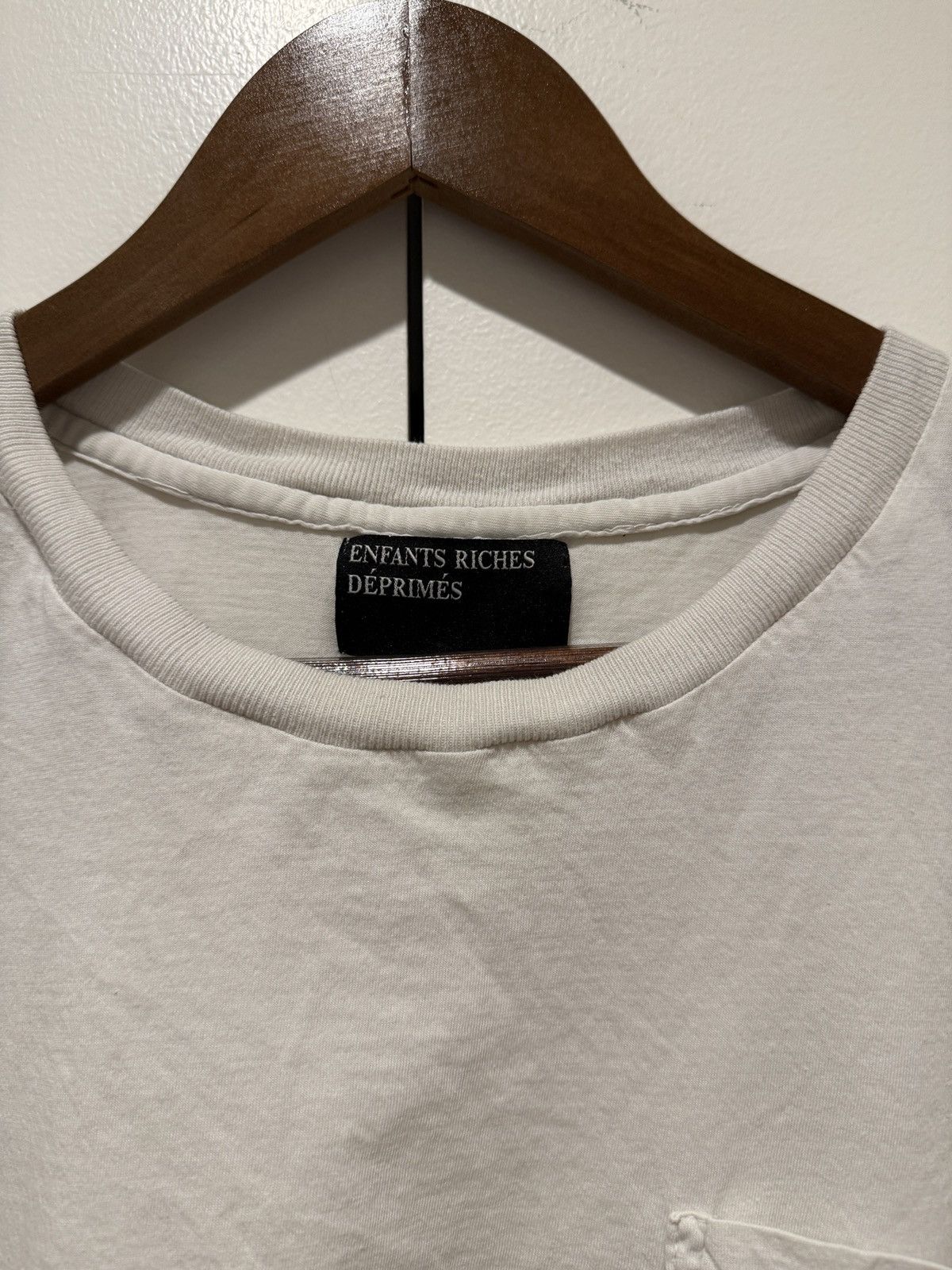 Enfants Riches Deprimes RARE ERD Embroidered Logo Pocket T-Shirt Size US M / EU 48-50 / 2 - 3 Thumbnail