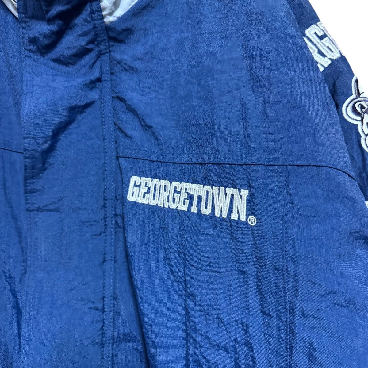 MLB Vintage 90s Starter MLB Georgetown Hoyas Padded Jacket Size US XL / EU 56 / 4 - 10 Thumbnail