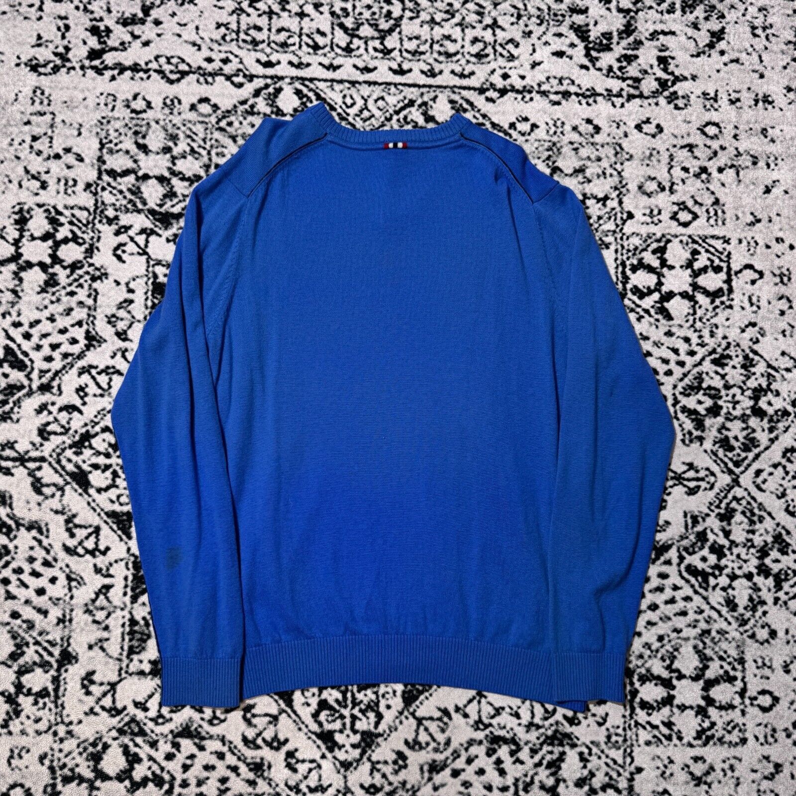 Napapijri × Vintage Vintage Napapijri Blue Wool Sweater Size XL Y2K 90s Hiking Size US XL / EU 56 / 4 - 12 Thumbnail