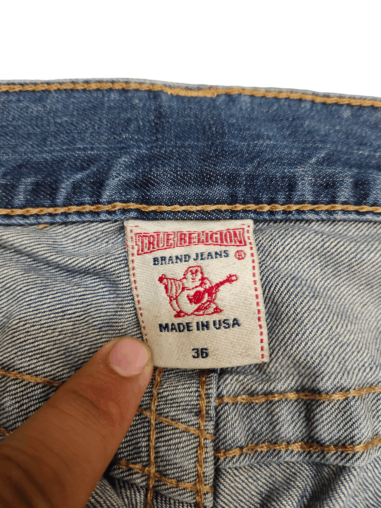 True Religion Baggy Jeans True Religion 'BOBB' Wide Leg Denim Y2k Jnco Size US 36 / EU 52 - 14 Thumbnail