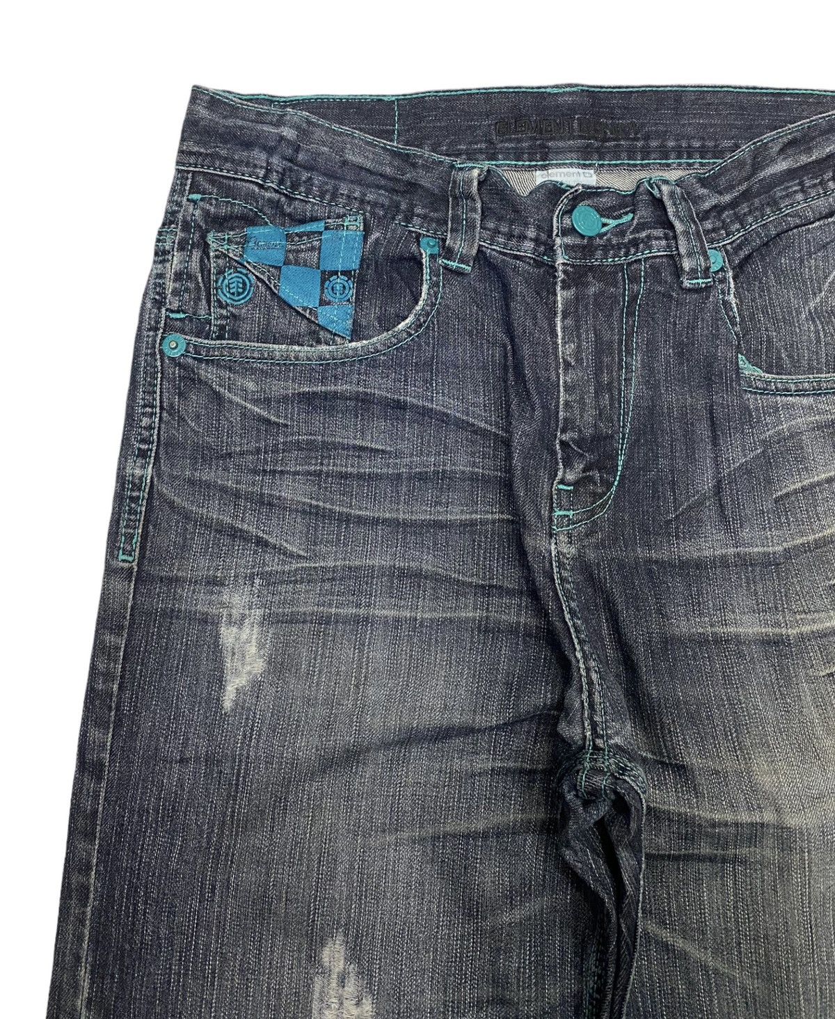 Element × Hysteric Glamour VINTAGE ELEMENTS DENIM DISTRESSED JEANS Size US 32 / EU 48 - 6 Thumbnail
