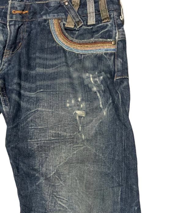 Japanese Brand Dominate Handcrafted Double Waisted Jeans Size US 32 / EU 48 - 3 Thumbnail