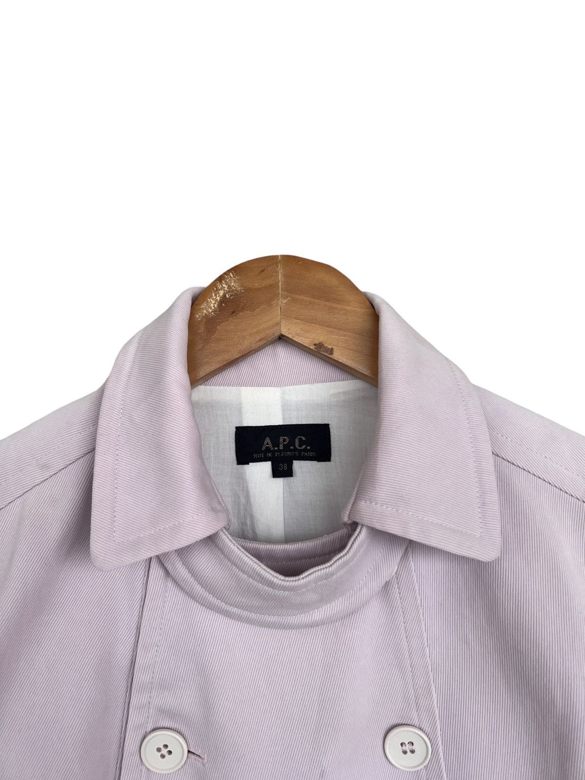A.P.C. Vintage APC France Double Breasted Cropped Fifre Jacket Size S / US 4 / IT 40 - 10 Thumbnail