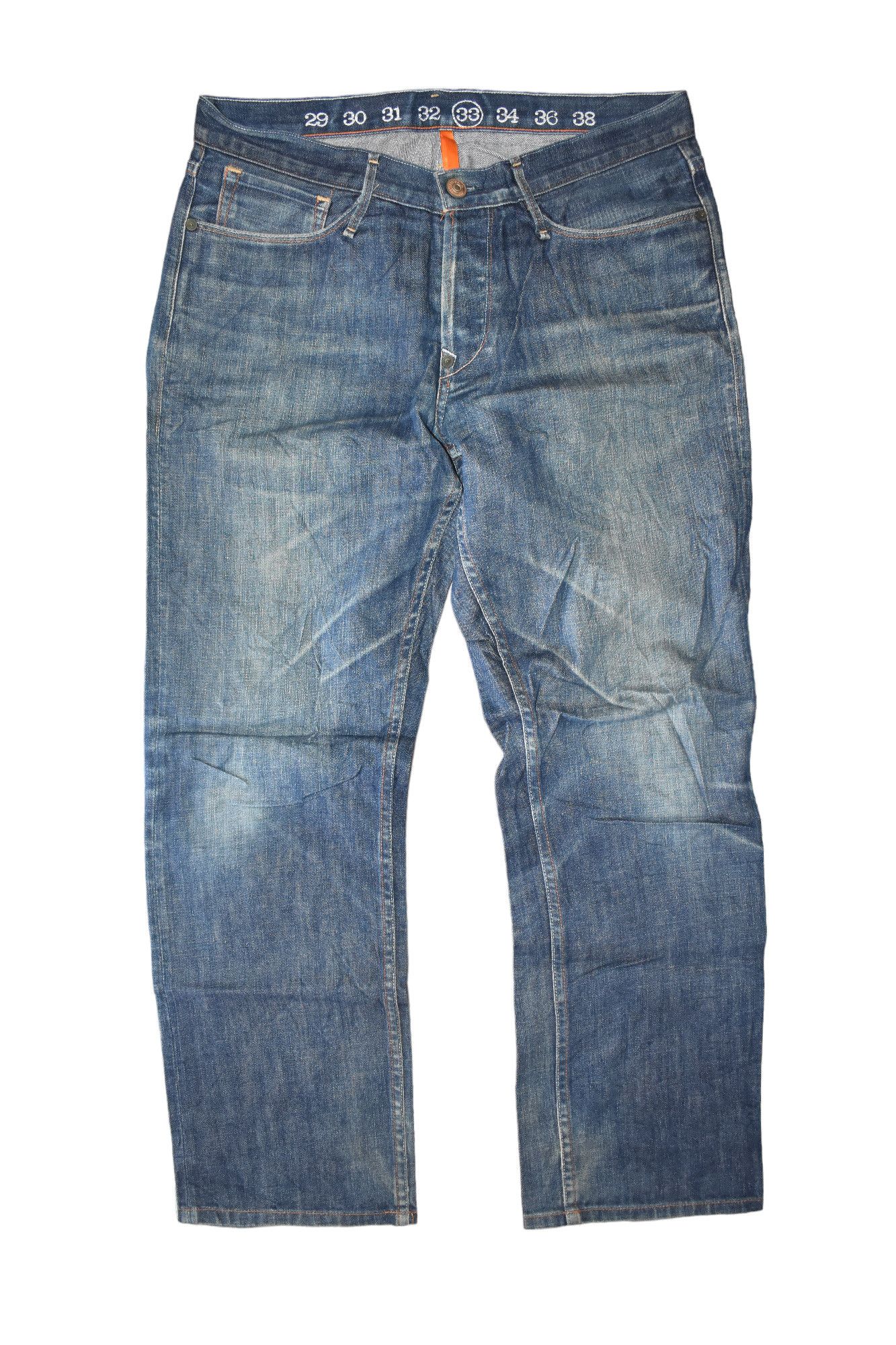 Earnest Sewn × Japanese Brand Vintage earnest sewn distressed jeans size 33 Size US 33 - 1 Thumbnail