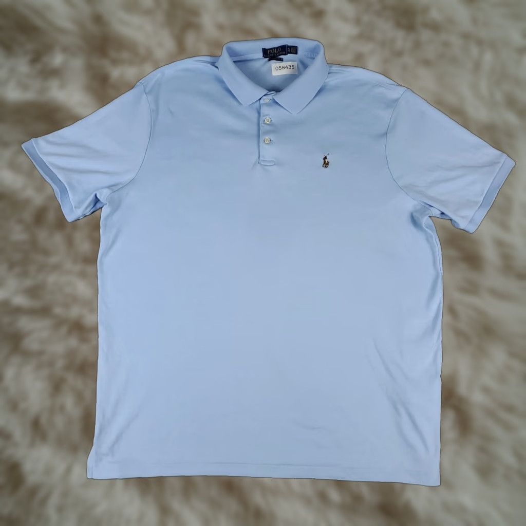 Ralph Lauren Ralph Lauren Polo Shirt Mens XL Blue Casual Short Sleeve Classic Preppy Size US XL / EU 56 / 4 - 1 Thumbnail